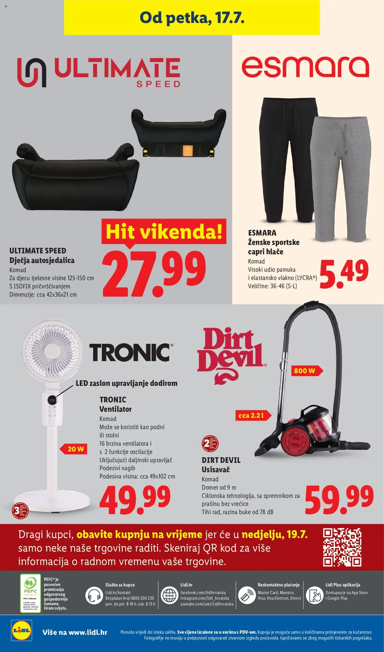 Lidl katalog | vrijedi od 13.07.2026 | Stranica: 72 | Proizvodi: Usisavač, Ventilator, Hlače
