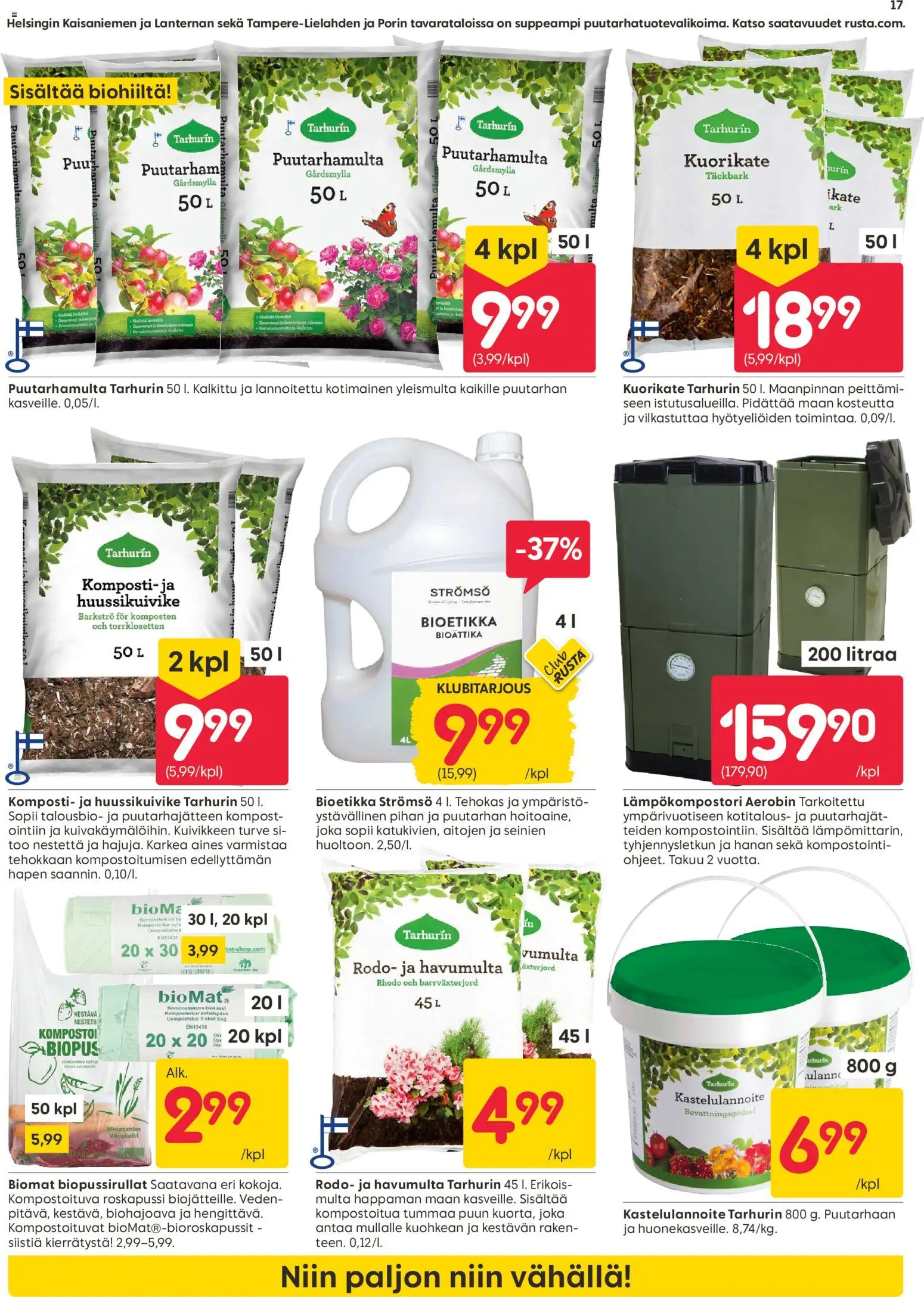 Rusta tarjoukset – voimassa 22/06/2026 alkaen | Sivu: 17