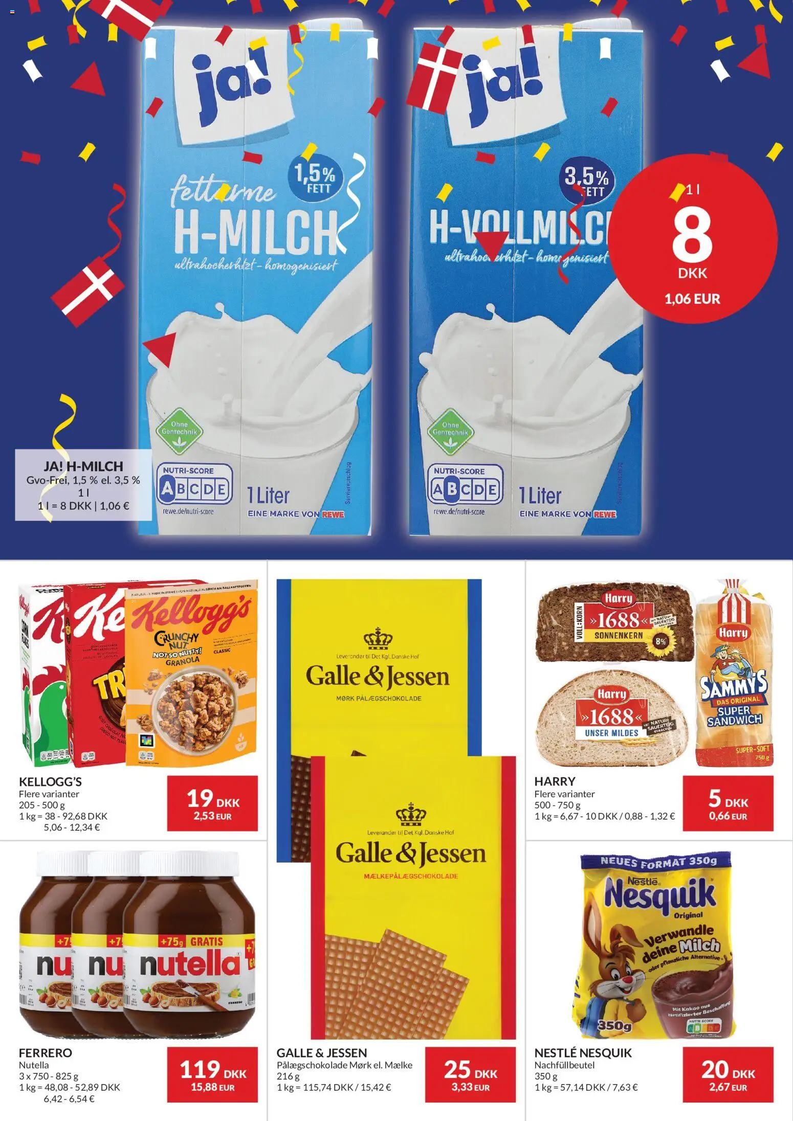 Nielsen Discount tilbudsavis – gyldig fra 04/06/2026 | Side: 2 | Produkter: Korn, Kakao, Pålægschokolade, Nutella