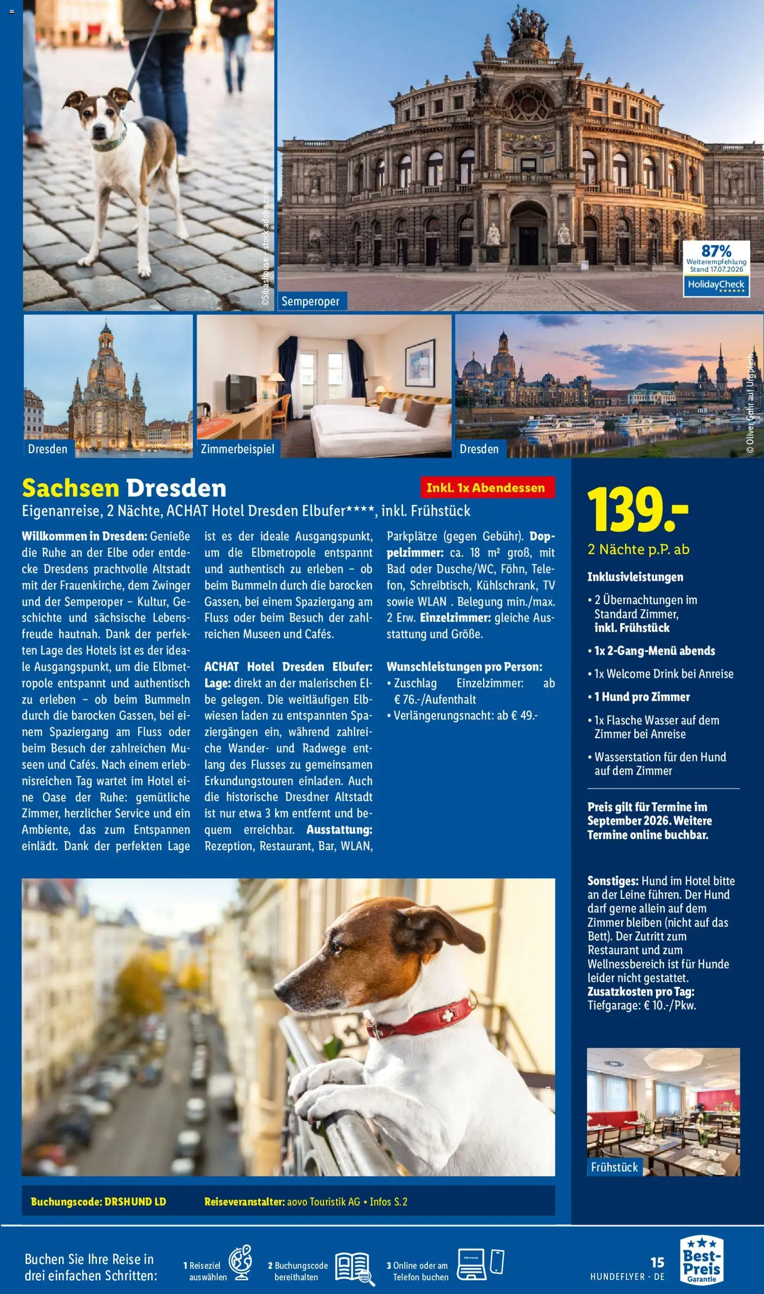Lidl Reisen Hundeflyer – gültig ab 29.07.2026 | Seite: 15 | Produkte: Bad, Wasser, Telefon, TV