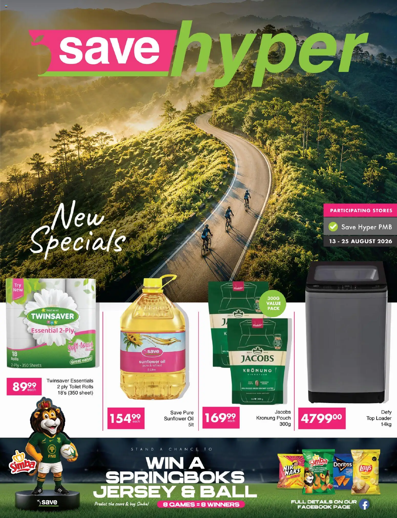 New Save catalogue – valid from 13/08/2026 | Page: 1 | Products: Games, Toilet, Coffee, Instant coffee