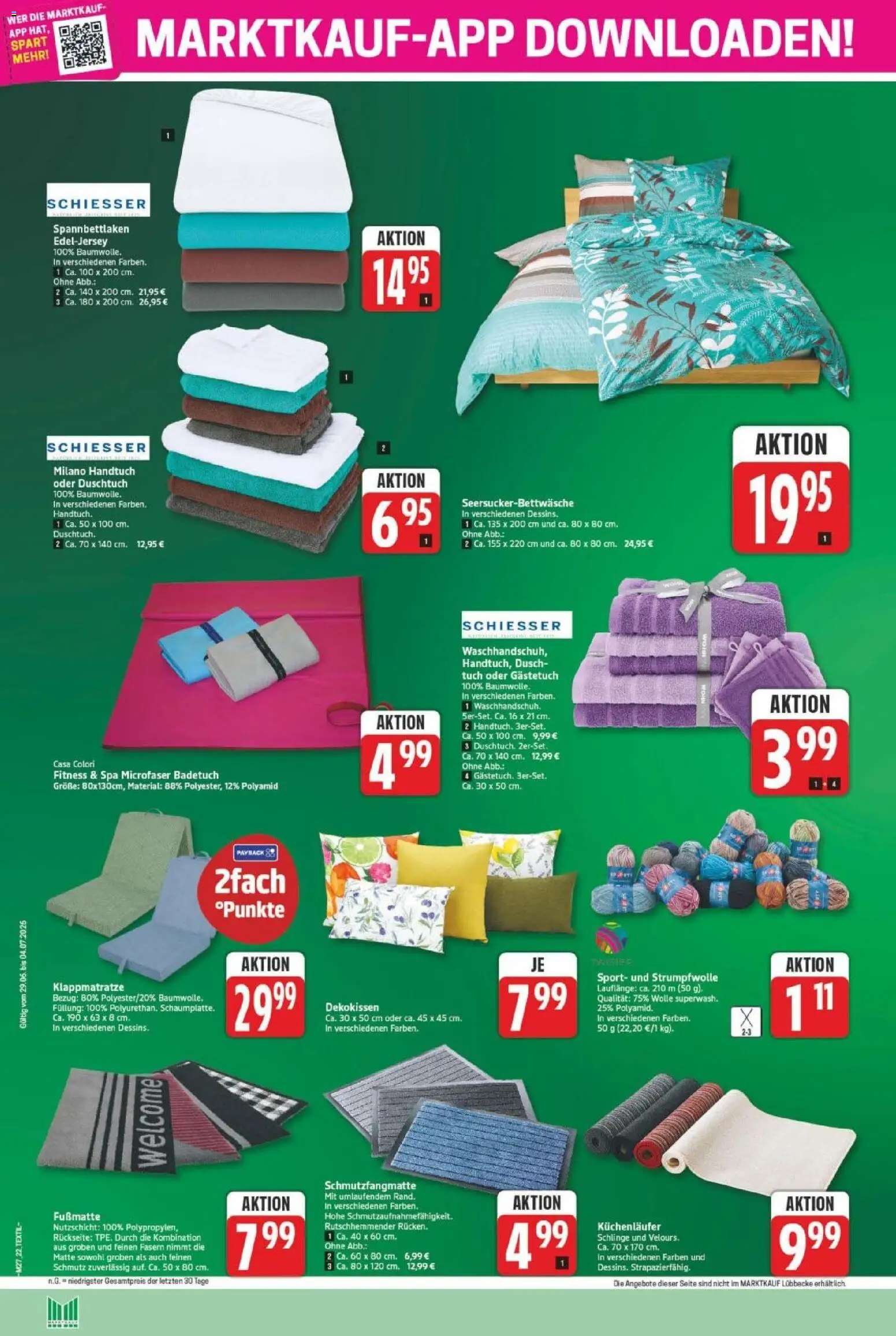 Marktkauf Prospekt – gültig ab 29.06.2026 | Seite: 22 | Produkte: Fußmatte, Schmutzfangmatte