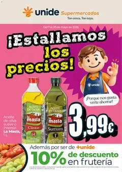 Vista previa Unide - Estallamos los precios válido desde el 07.05.2026