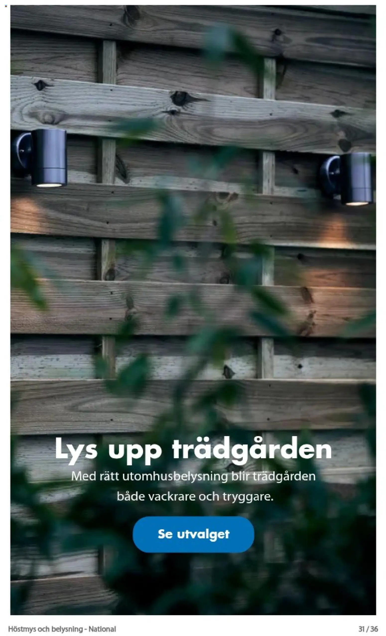 Biltema reklamblad aktuell från 01/09/2026 | Sida: 31 | Produkter: Belysning