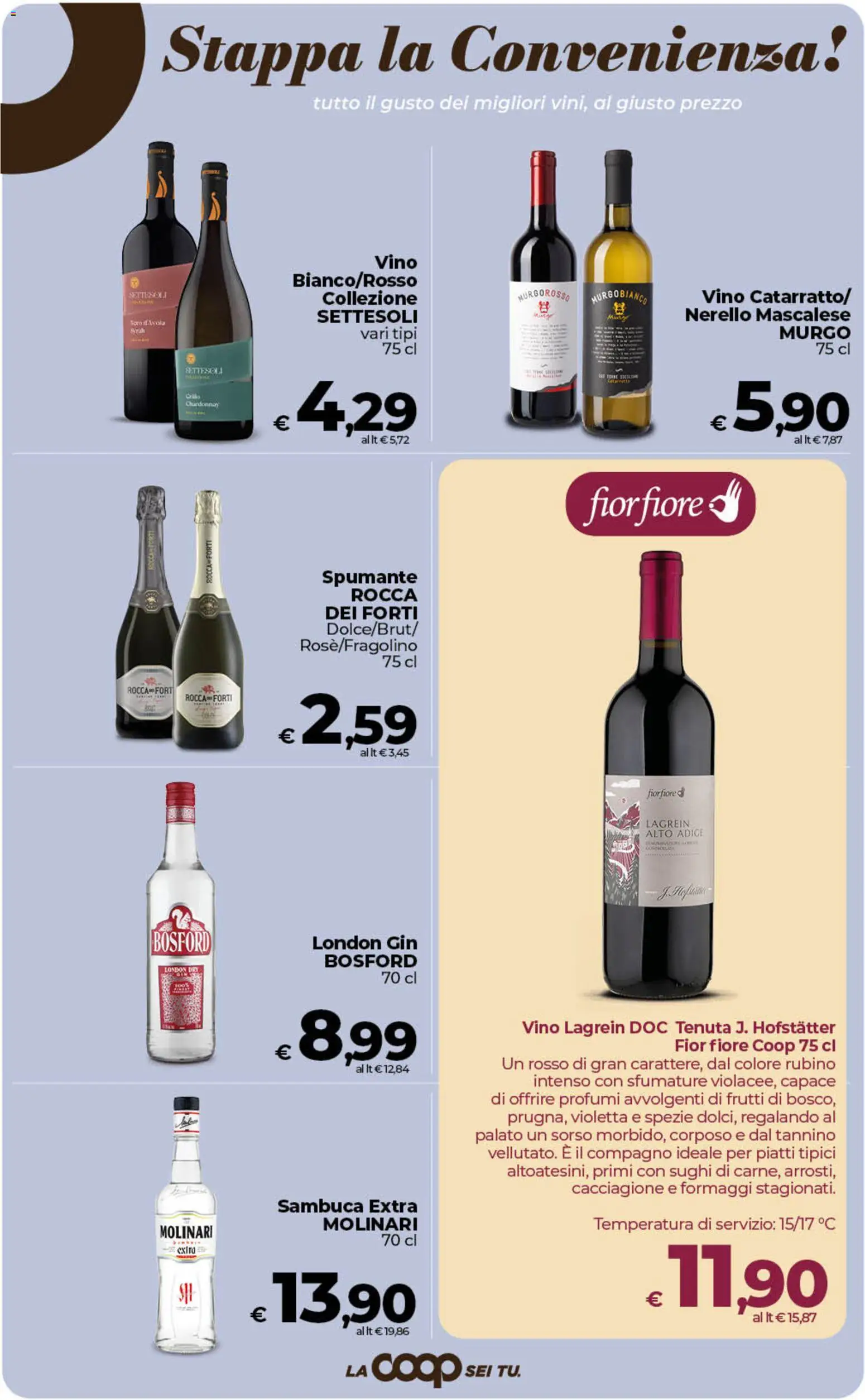Volantino COOP del 13/10/2026 | Pagina: 30 | Prodotti: Piatti, Gin, Vino, Profumi