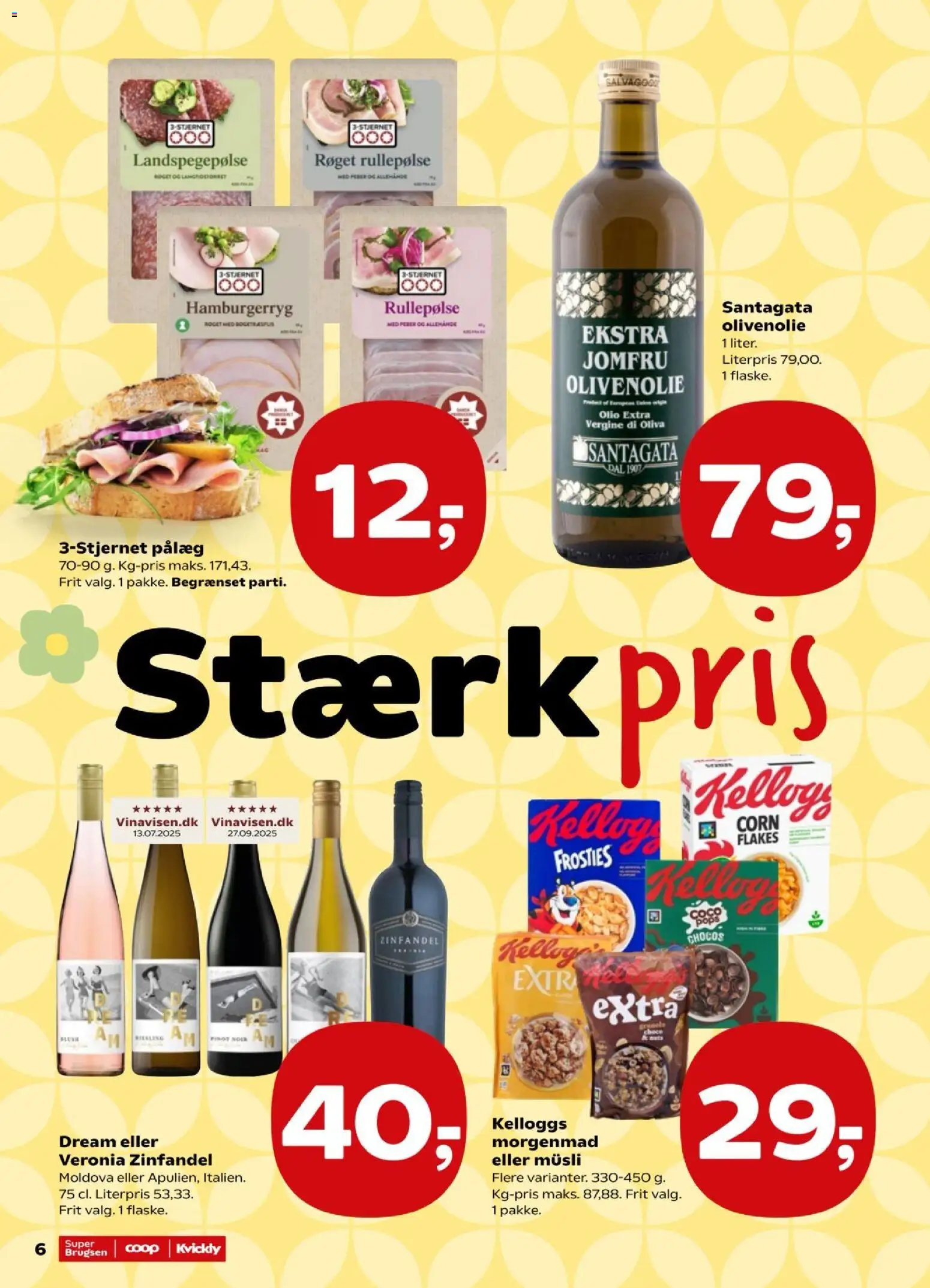 Super Brugsen tilbudsavis – gyldig fra 17/07/2026 | Side: 6 | Produkter: Rullepølse, Peber, Müsli, Hamburgerryg