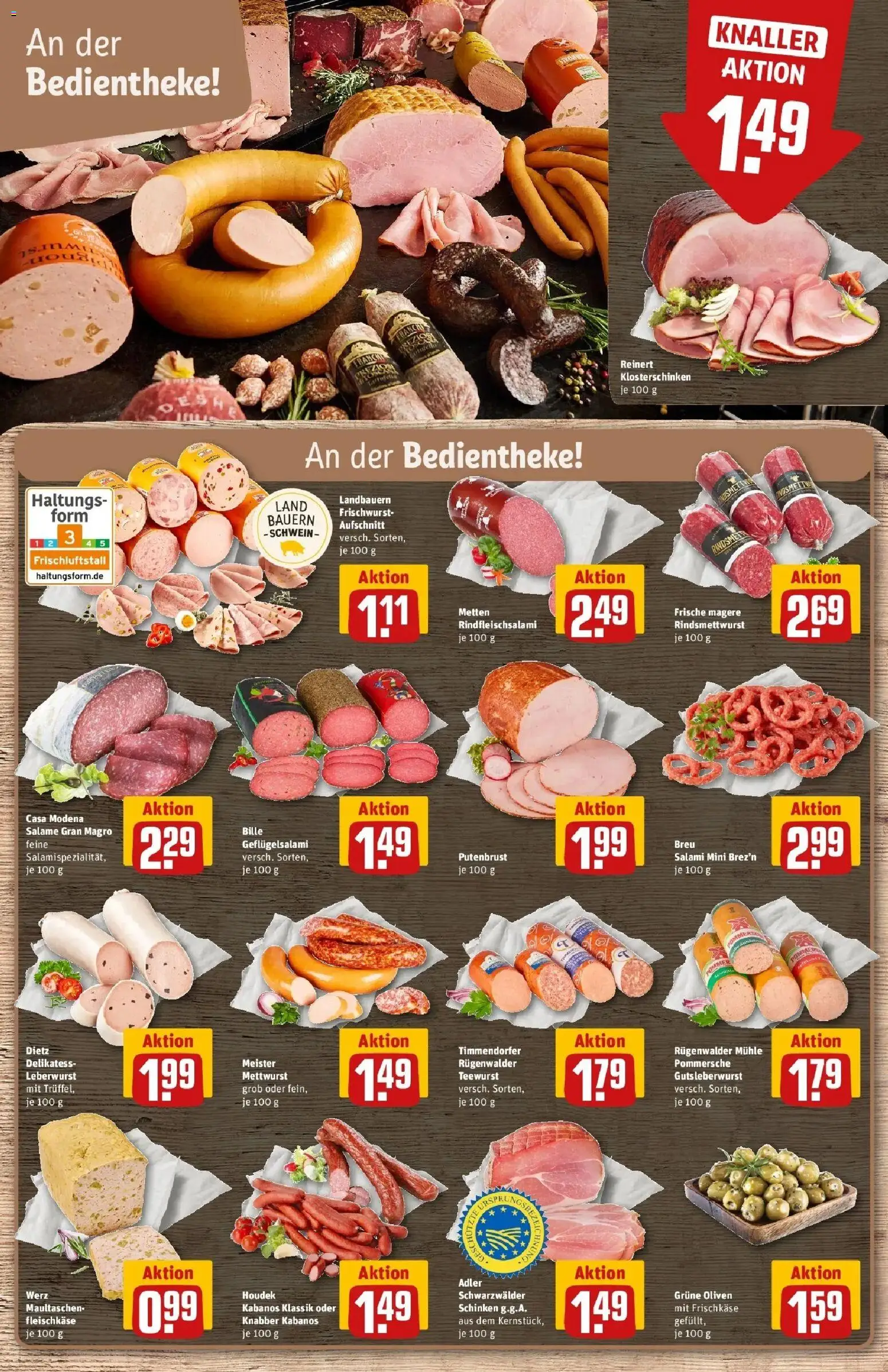 REWE Prospekt ab 21.09.2026 zum Blättern » Angebote | Seite: 16 | Produkte: Mühle, Schinken, Maultaschen, Frischkase