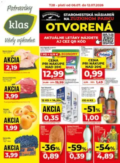 Klas leták platný od 06.07.2026