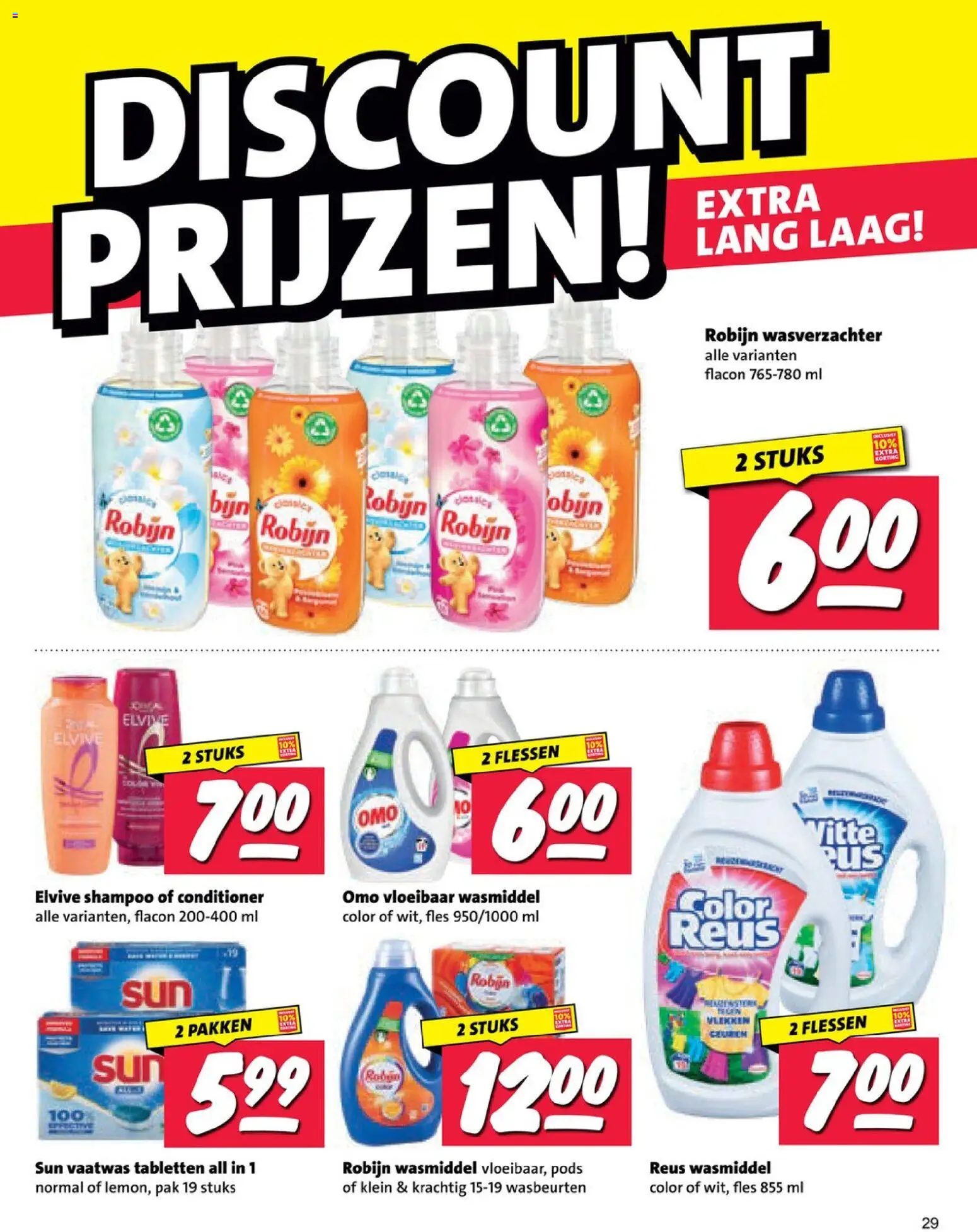 {H1} | Pagina: 29 | Producten: Vloeibaar wasmiddel, Wasmiddel, Shampoo, Conditioner