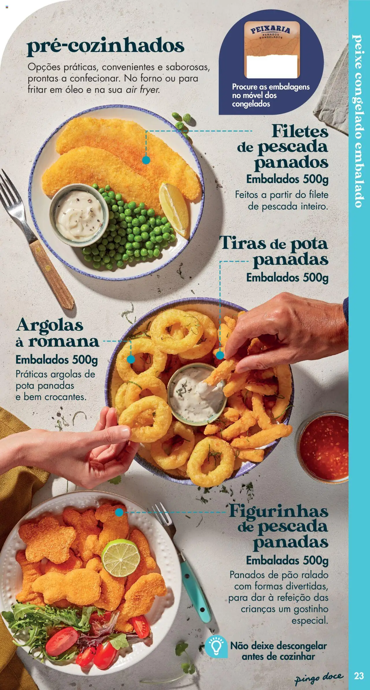 Pingo Doce - Catálogo Peixaria │ válido de 20/05/2025 | Página: 23 | Produtos: Forno, Pescada, Peixe, Panados