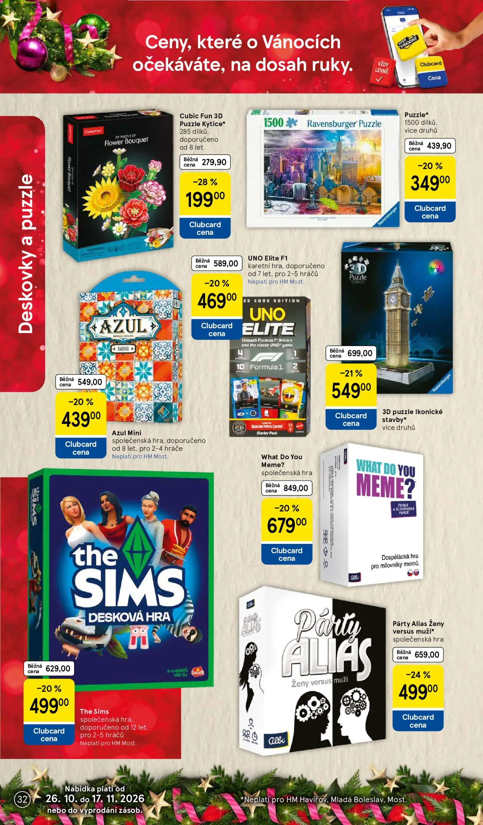 Tesco leták - Vánoční katalog hraček od 26.10.2026 | Strana: 32