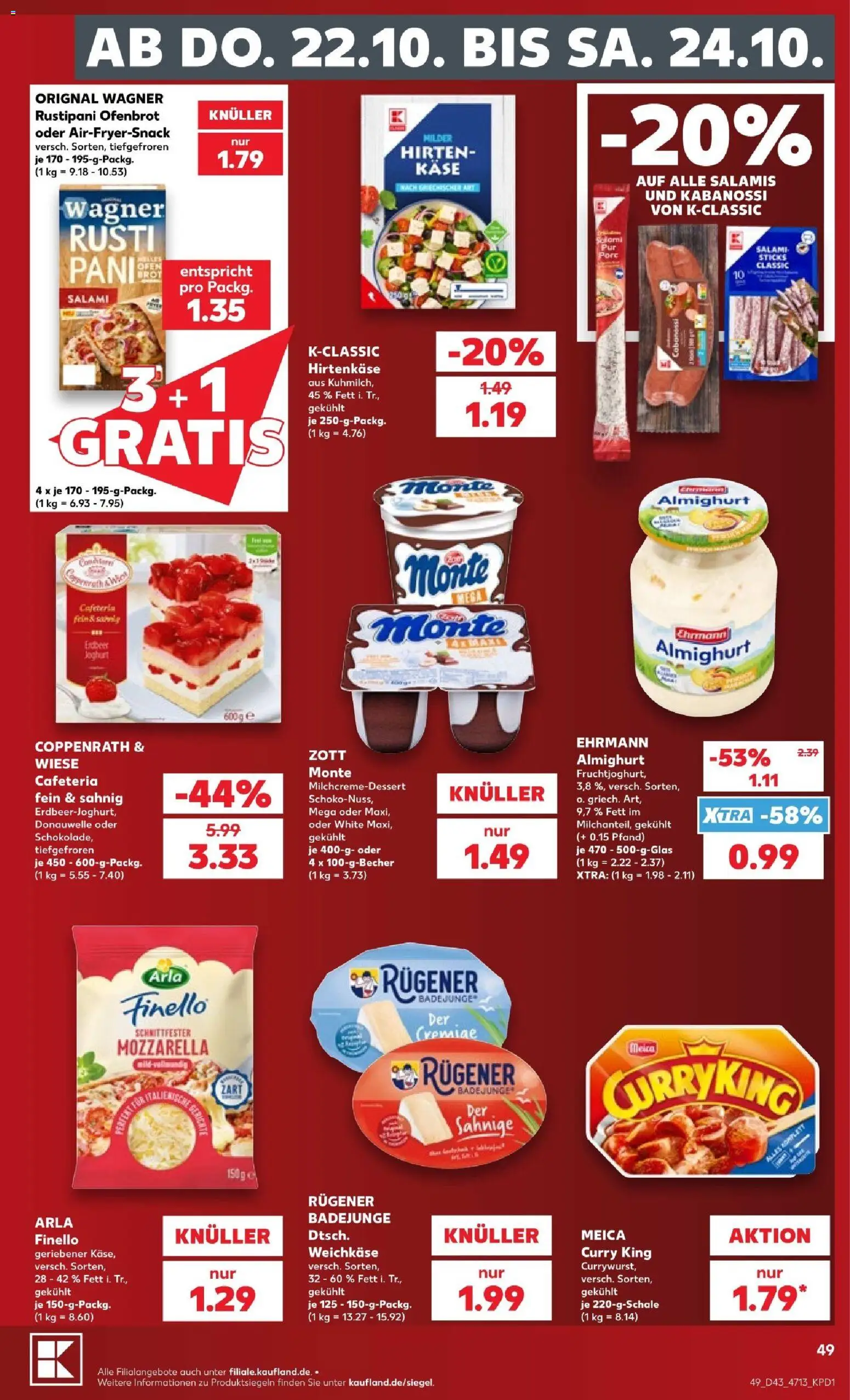 Kaufland Prospekt Zeitz – gültig ab 18.10.2026 | Seite: 49 | Produkte: Cornflakes, Fisch, Champignons