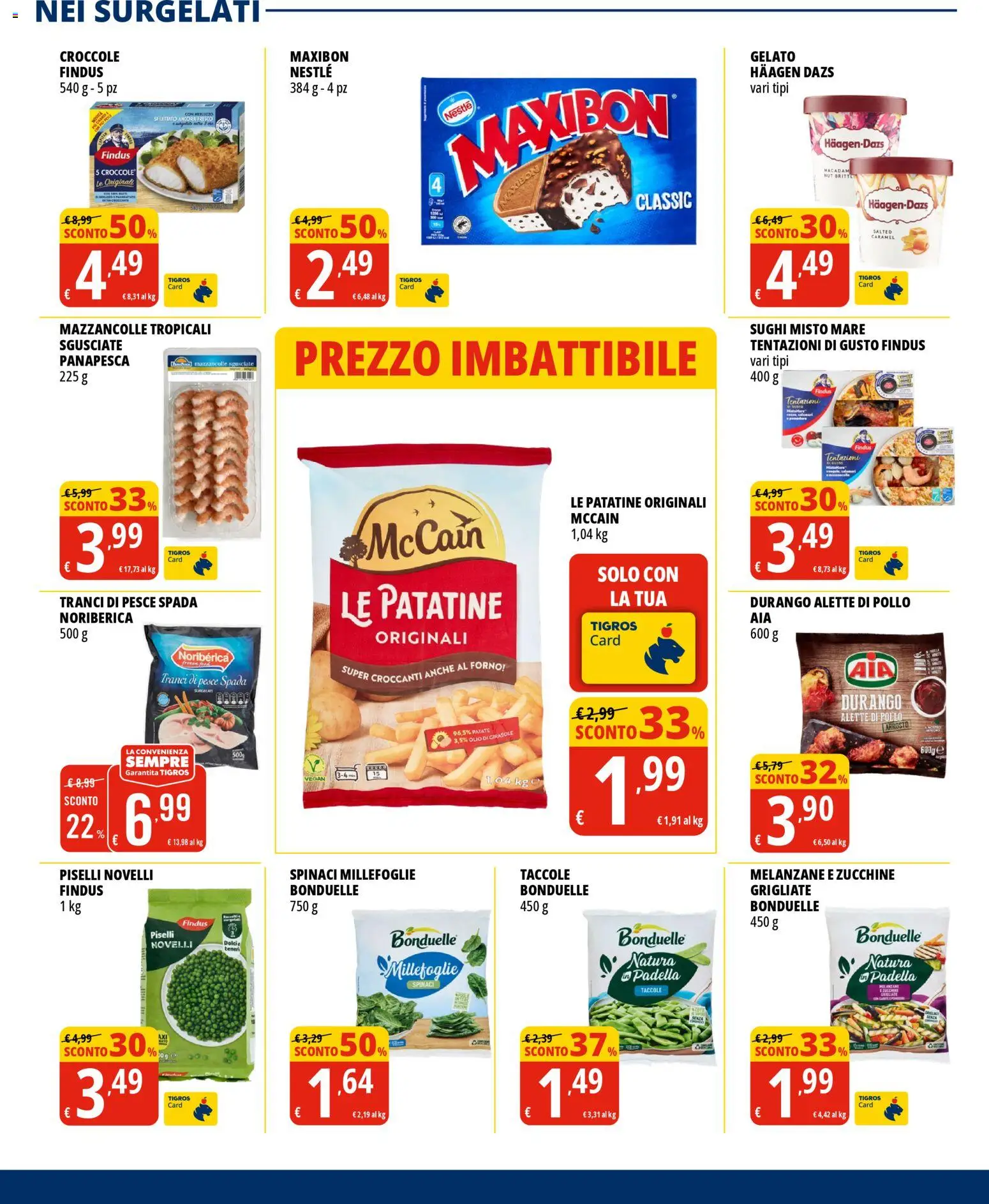 Volantino Tigros del 07.05.2026 | Pagina: 17 | Prodotti: Patate, Olio, Olio di girasole, Zucchine