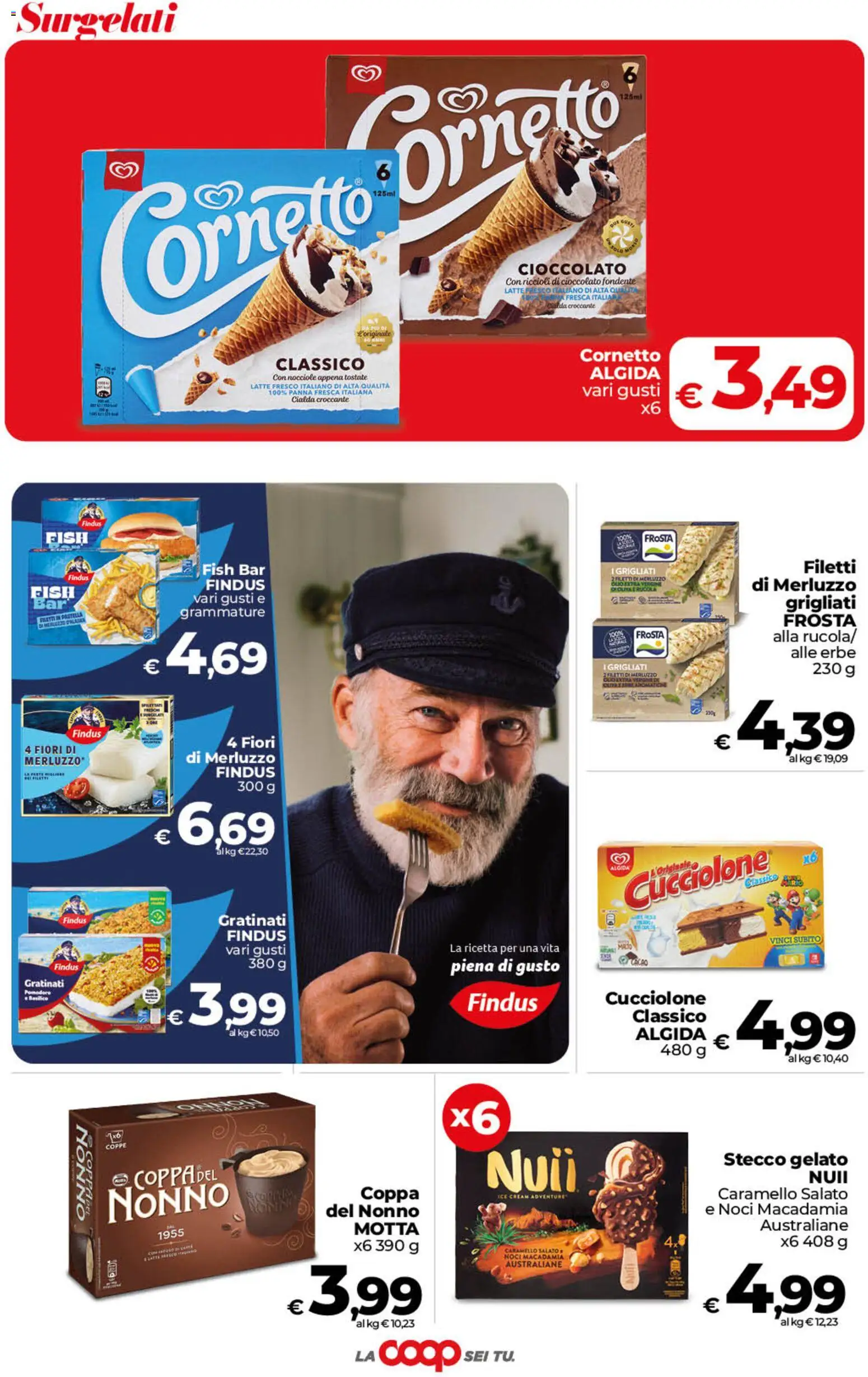 Volantino COOP del 22/09/2026 | Pagina: 15 | Prodotti: Merluzzo d’Alaska, Erbe, Basilico, Cialda