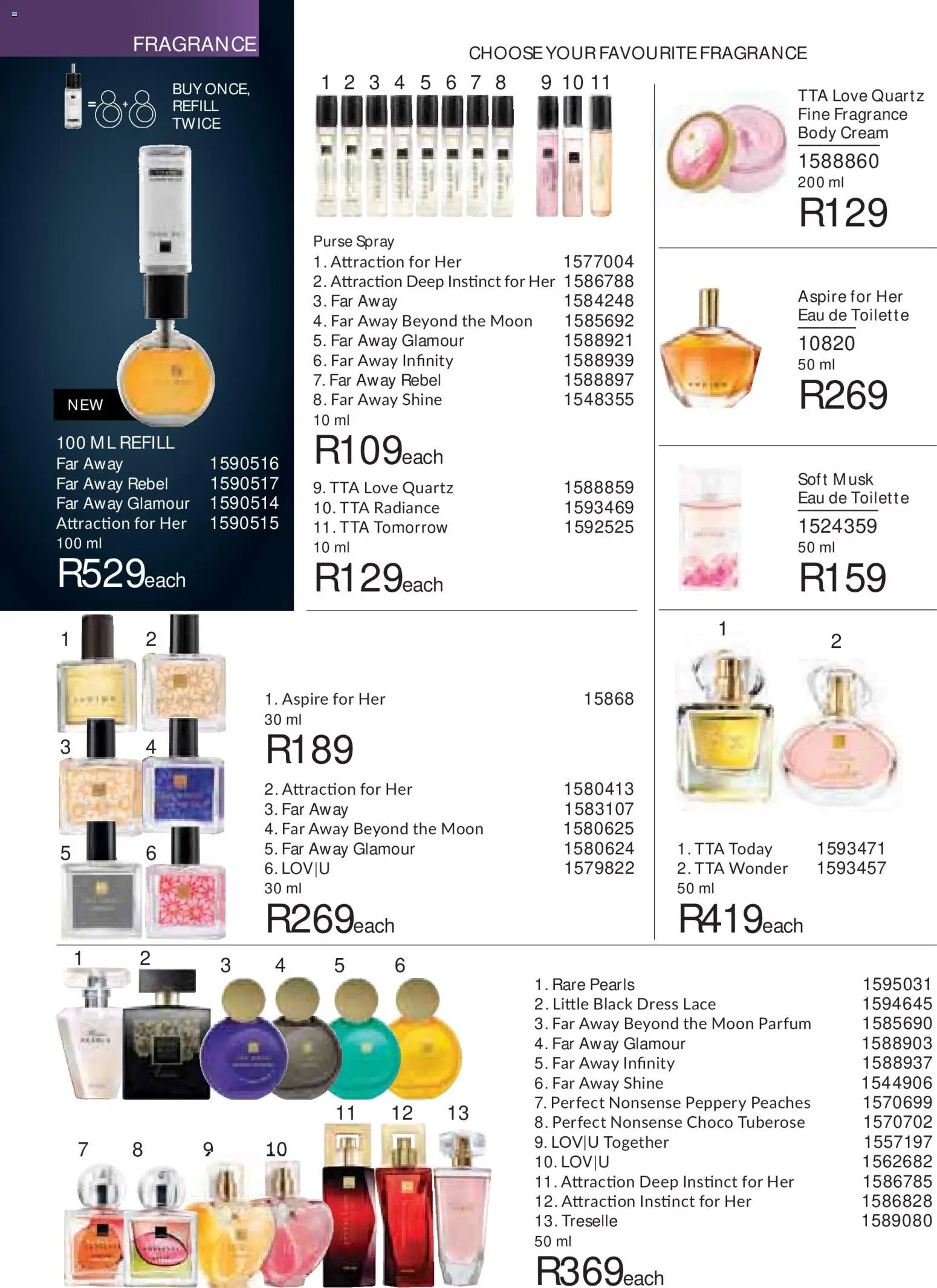 New Avon catalogue – valid from 01/09/2026 | Page: 66 | Products: Dress, Cream, Body cream, Purse spray