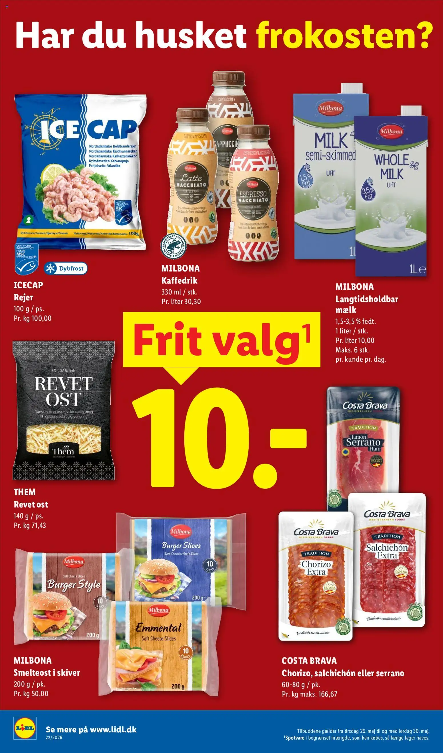 Lidl tilbudsavis – gyldig fra 28.05.2026 | Side: 16 | Produkter: Mælk, Ost, Pasta, Søm
