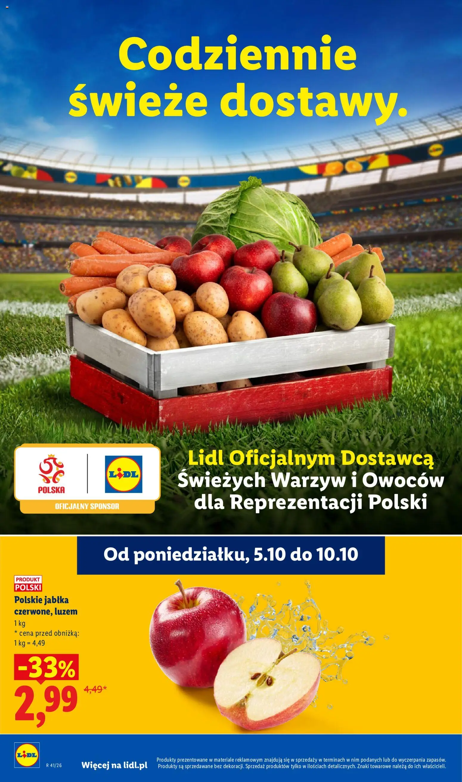 Lidl gazetka od 08.10.2026 | Strona: 42 | Produkty: Jabłka
