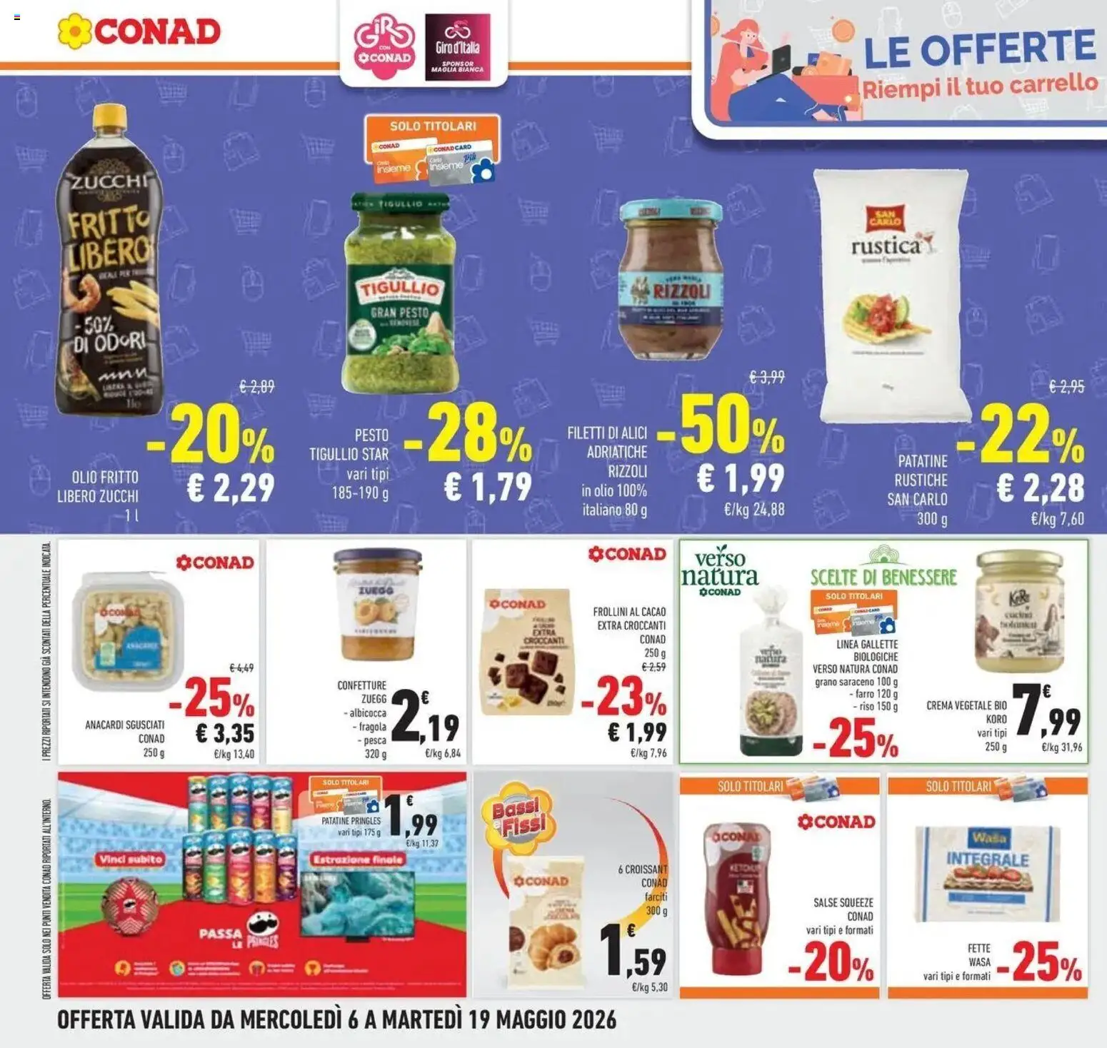 Volantino Conad del 05.05.2026 | Pagina: 32 | Prodotti: Anacardi, Crackers, Cacao, Farro