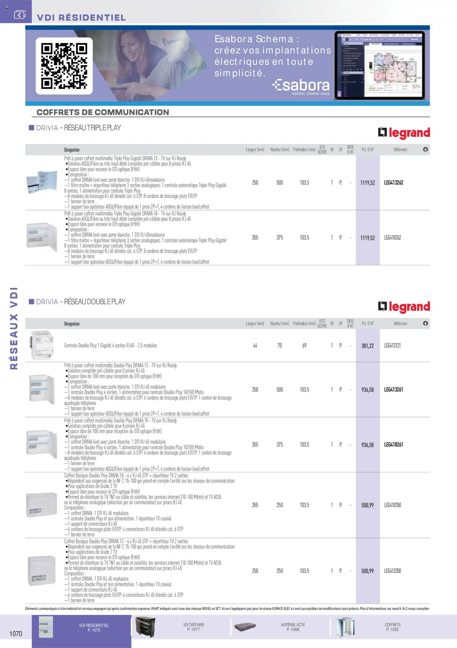 {H1} | Page: 3 | Produits: Alimentation, Prises, Porte, Prise