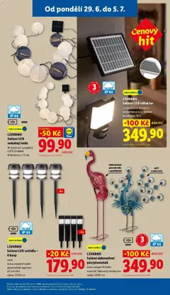 Náhled letáku LIVARNO Solární LED světelný řetěz, 10 textilních lampiónů s LED diodami Ø lampiónu: 7,5 cm od 29.06.2026 | Strana: 43 | Produkty: Světelný řetěz, LED reflektor, Reflektor, LED