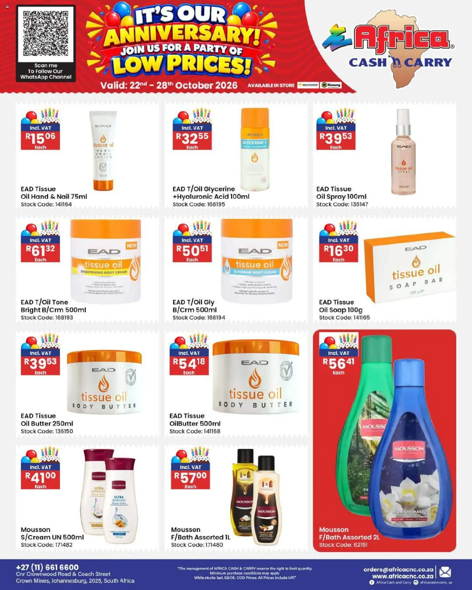 New Africa Cash & Carry catalogue – valid from 22/10/2026 | Page: 95