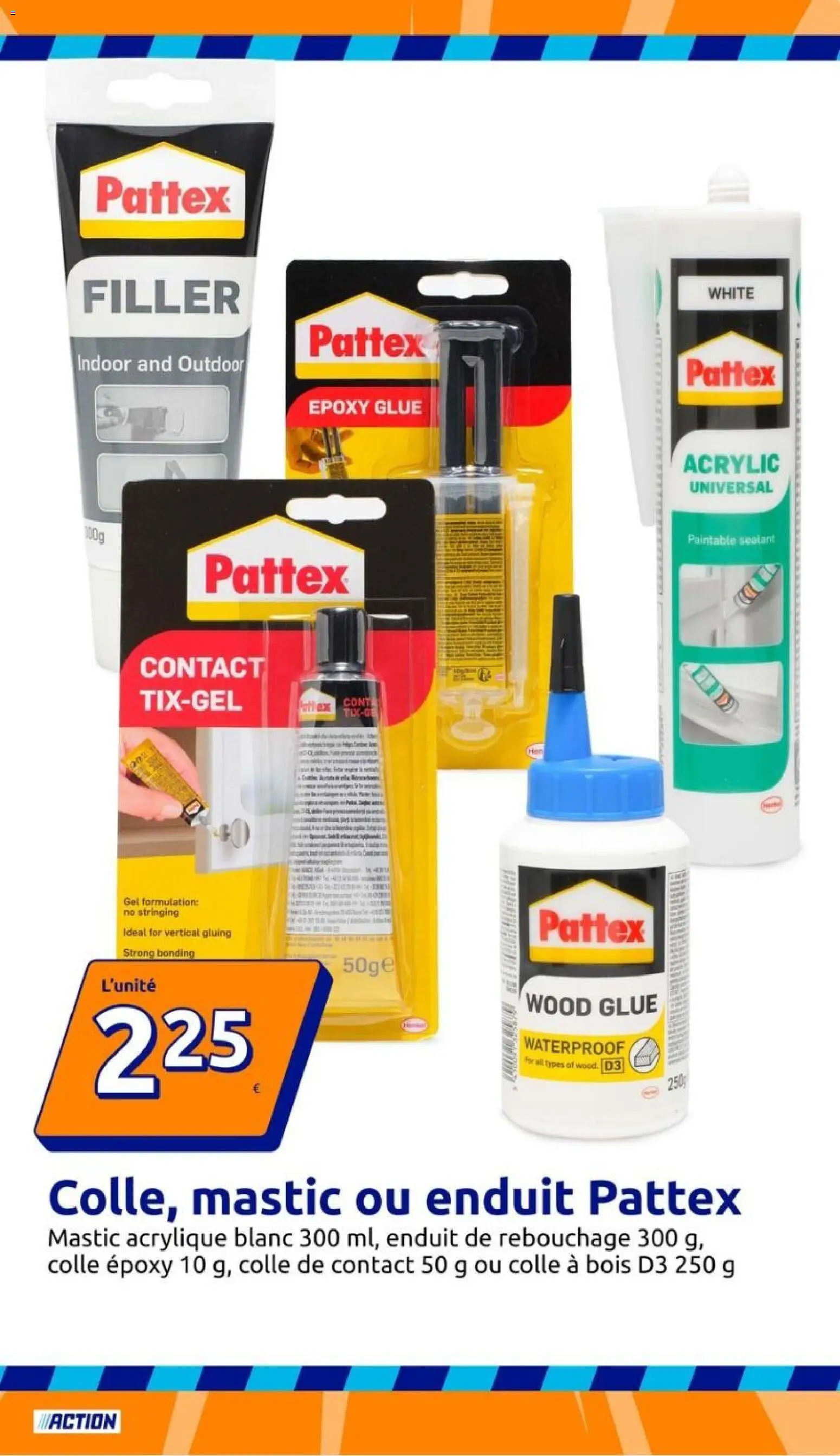 {H1} | Page: 5 | Produits: Enduit de rebouchage, Colle