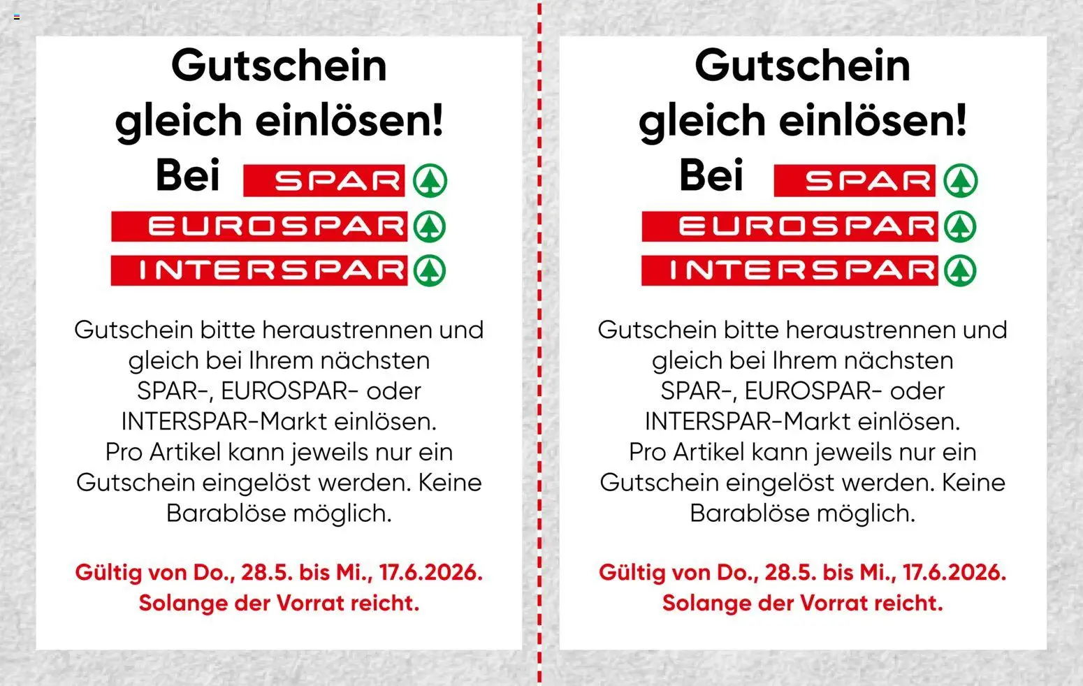 Spar Gutscheinheft gültig ab 28.05.2026 | Seite: 8