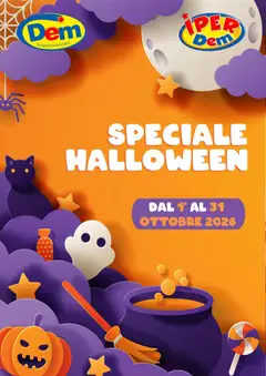 Anteprima del volantino DEM volantino Halloween valido a partire dal 01/10/2026