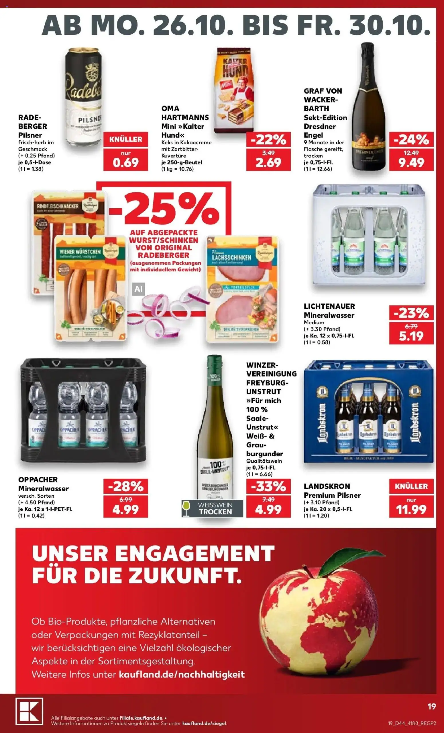 Prospekt Kaufland ab 26.10.2026 » Angebote Online zum Blättern | Seite: 27 | Produkte: Gewicht, Wiener wurstchen, Weißwein, Weißwein trocken