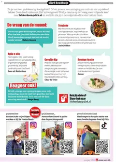 Dirk folder / publicité - Voorbeeld van een folder van Dirk, geldig van 09.03.2026 | Pagina: 65 | Producten: Salade, Kész piskótalap, Kip, Kekszek