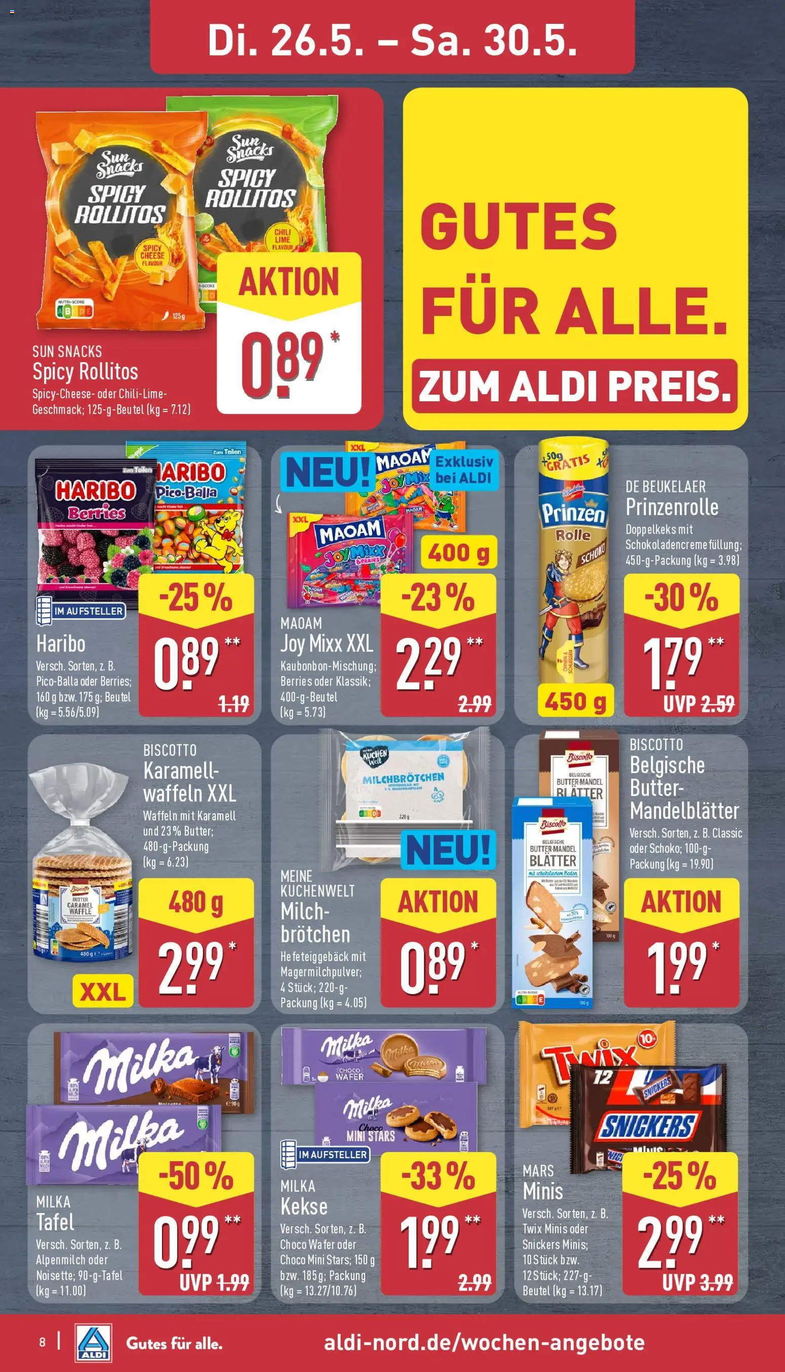 Aldi Prospekt 	 – gültig ab 26.05.2026 | Seite: 8