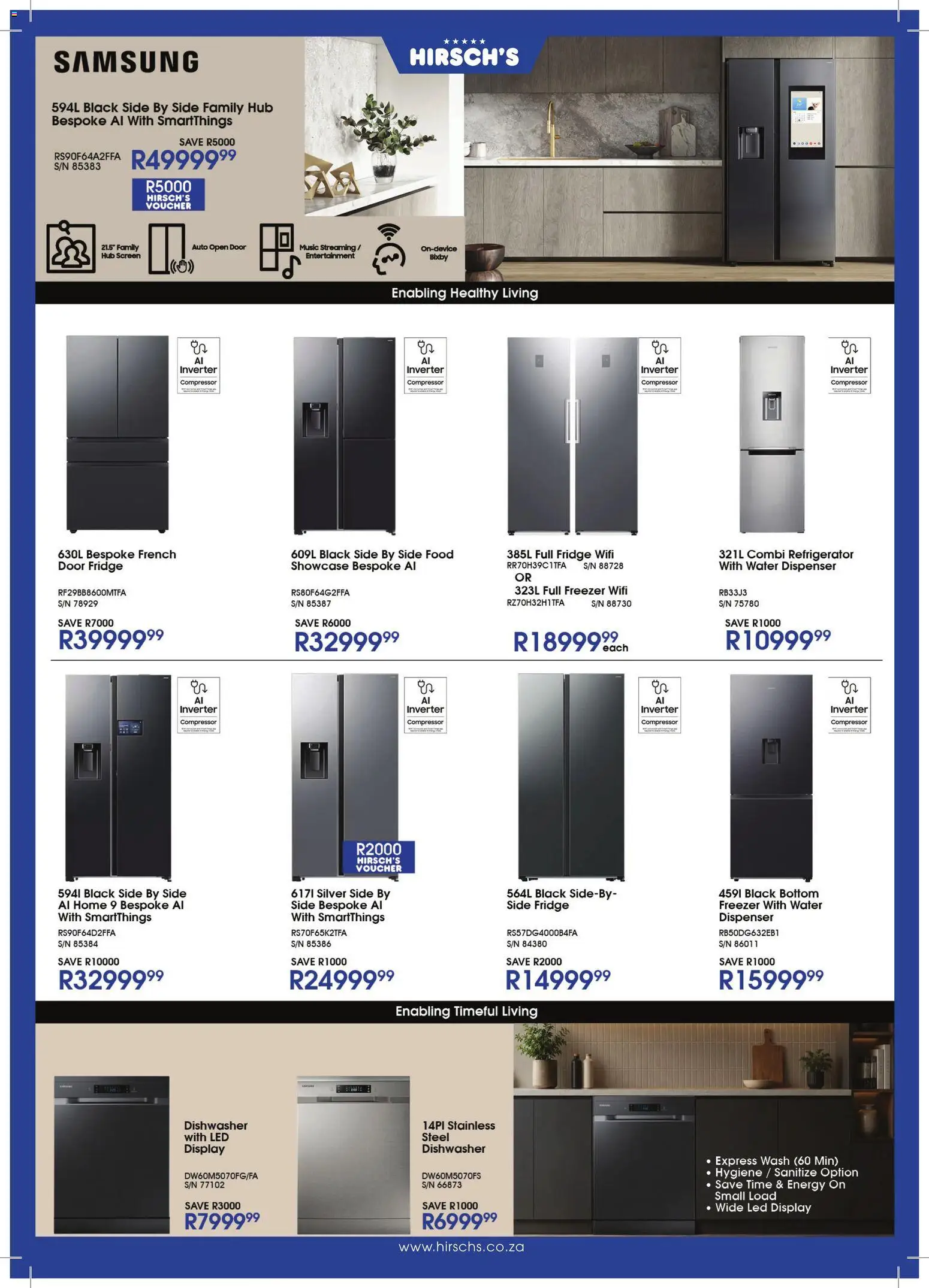 New Hirsch's catalogue – valid from 23/06/2026 | Page: 2 | Products: Refrigerator, Freezer, Fridge, Water
