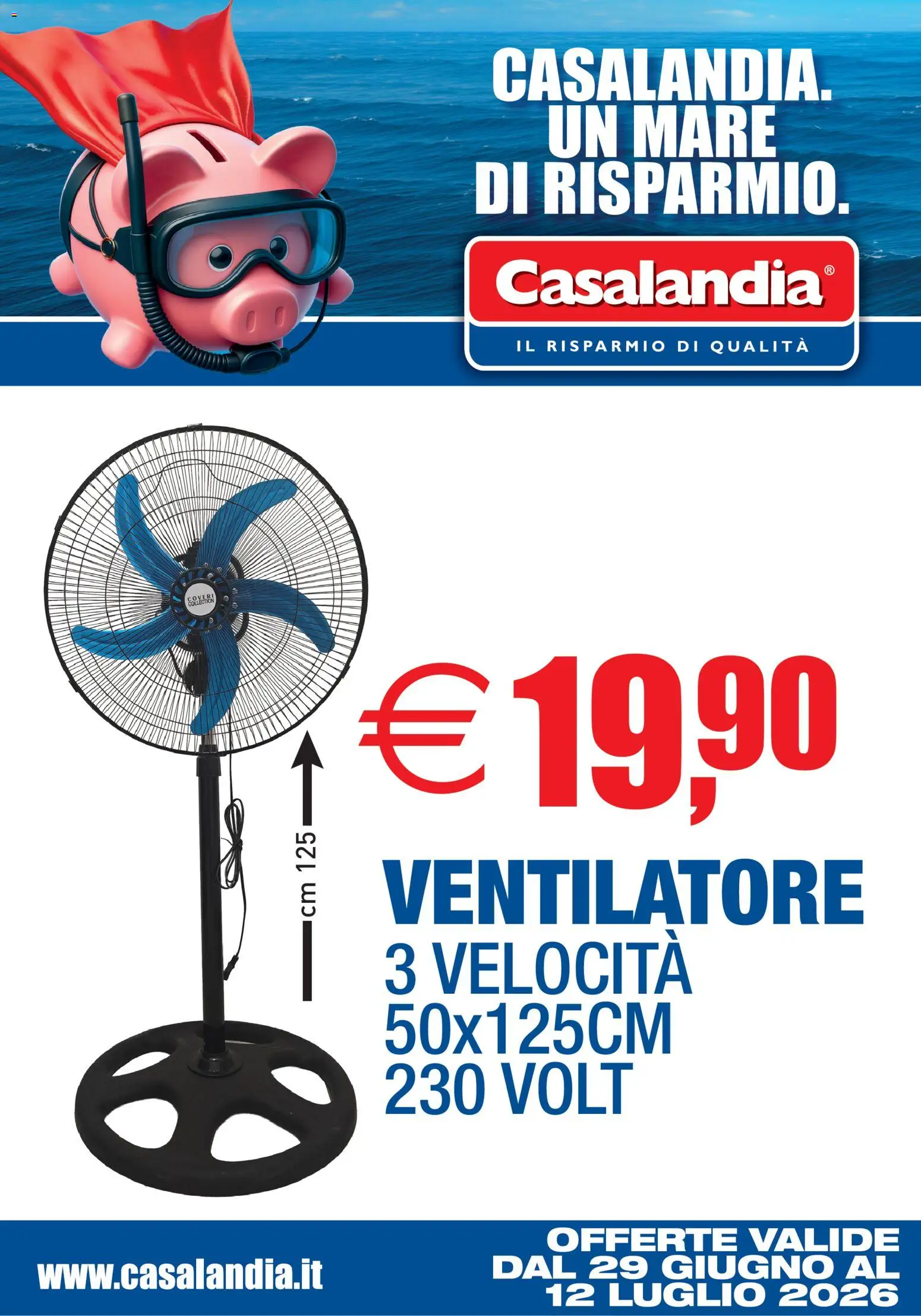 Volantino Casalandia del 29/06/2026 | Pagina: 6 | Prodotti: Ventilatore