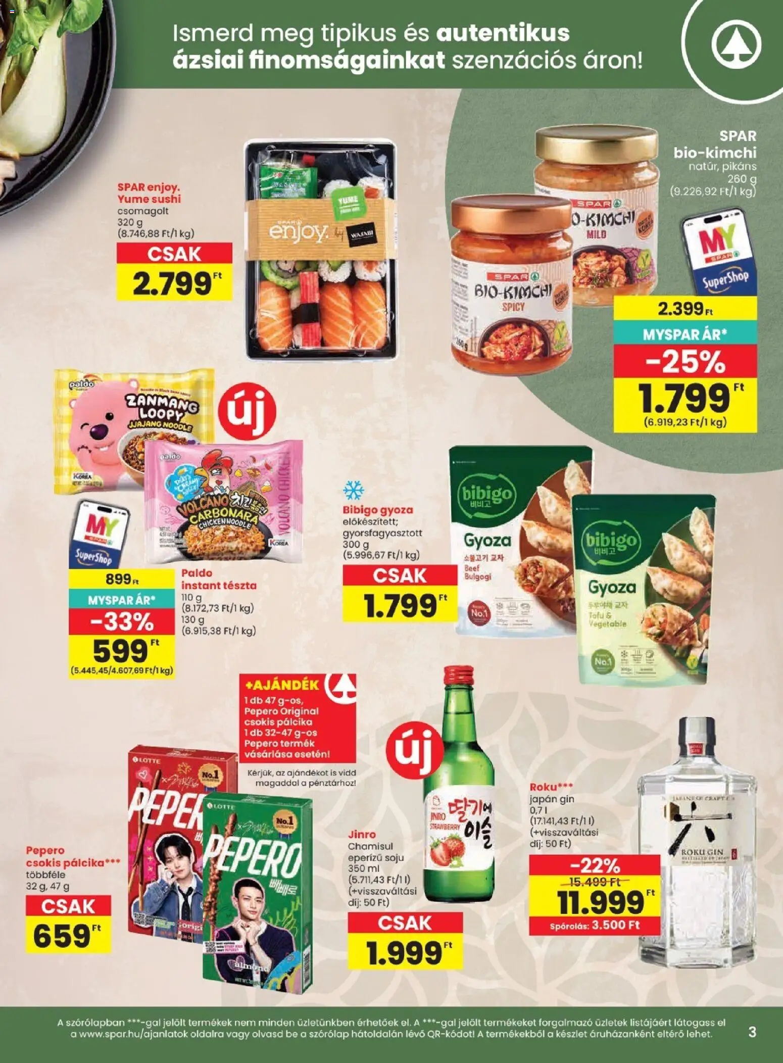 Spar akciós ujság - amely érvényes a következő dátumtól: 2026.09.10. | Oldal: 3