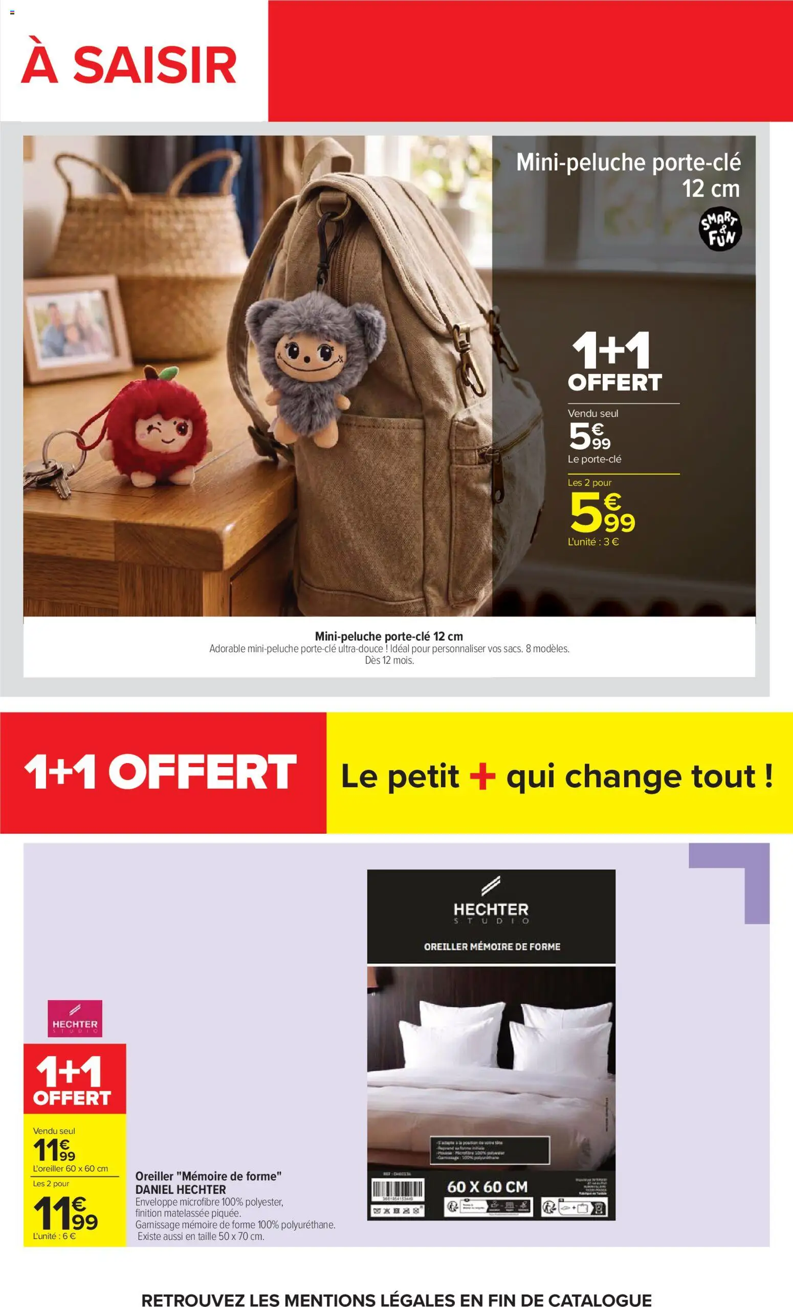 {H1} | Page: 61 | Produits: Porte-clé, Enveloppe, Oreiller