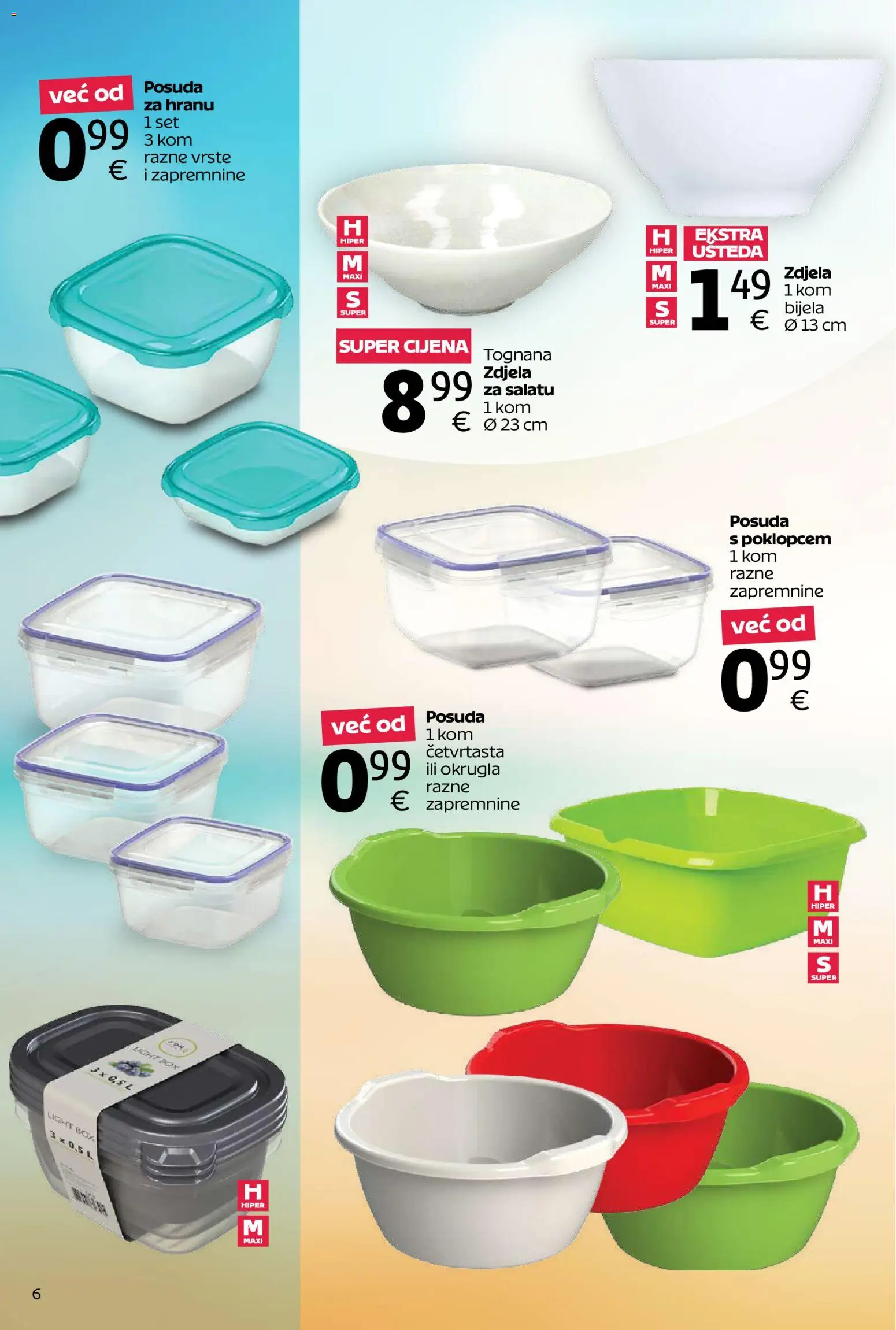 Tommy katalog | vrijedi od 06.07.2026 | Stranica: 6 | Proizvodi: Tognana, Zdjela