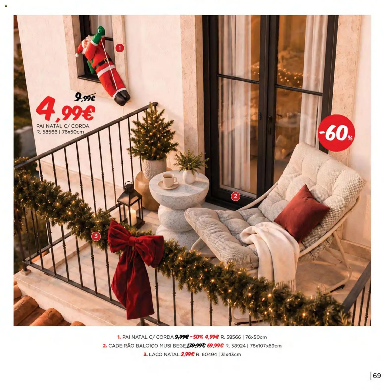 Espaço Casa Catálogo de Natal 2026 │ válido de 06/10/2026 | Página: 69 | Produtos: Baloiço, Corda
