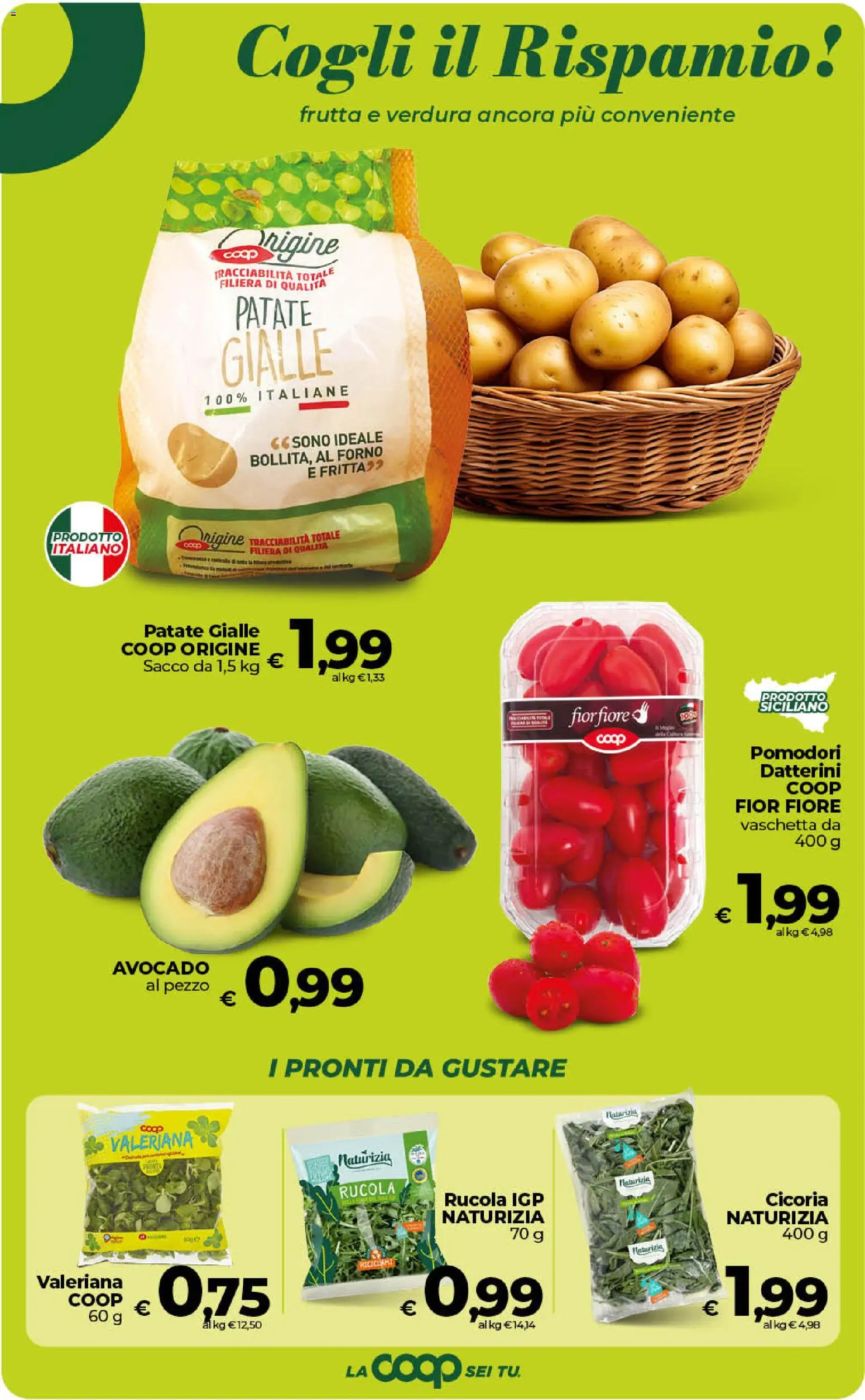 Volantino Ipercoop del 21/08/2026 | Pagina: 30 | Prodotti: Valeriana, Rucola, Frutta, Forno