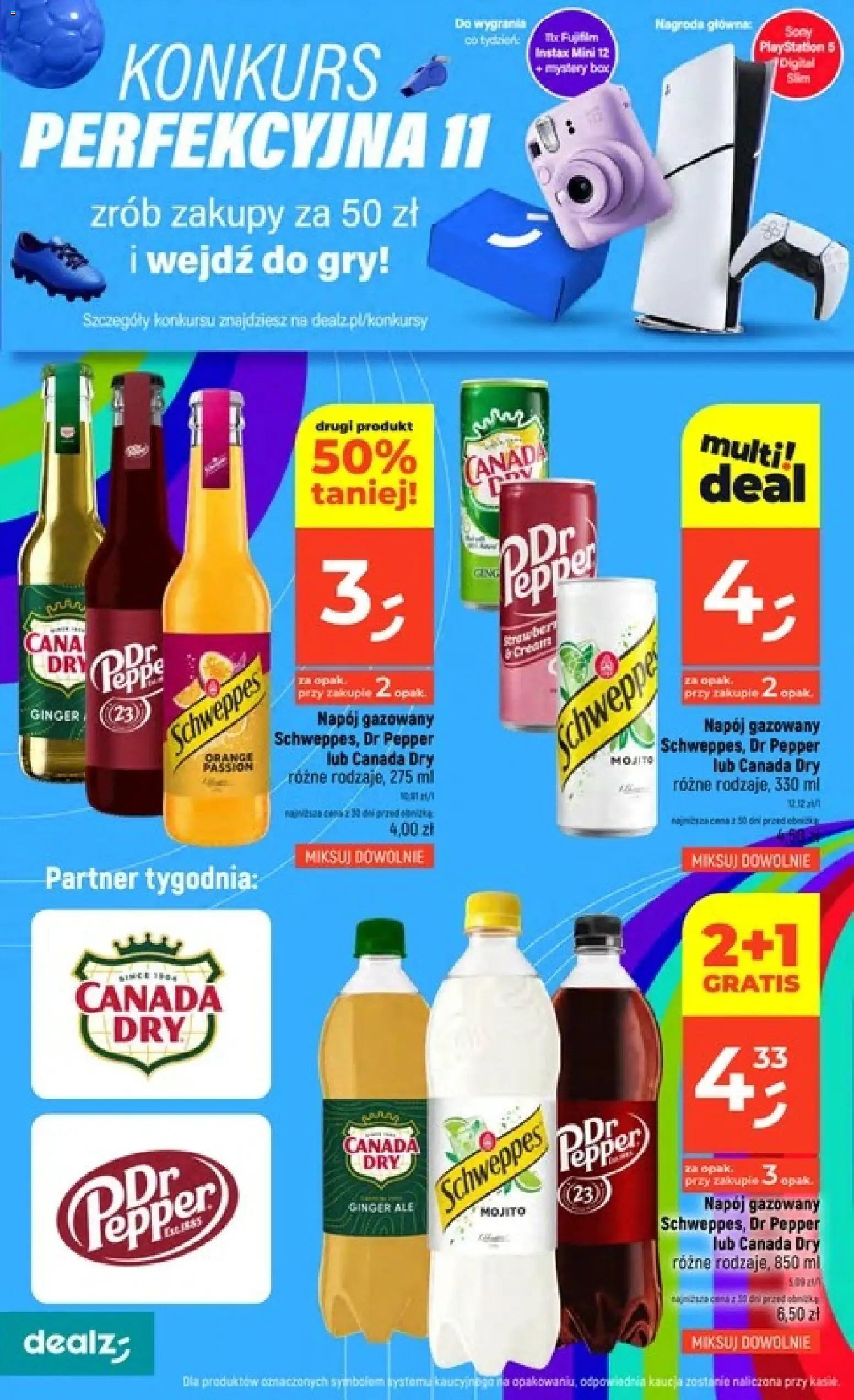 Dealz gazetka od 09.07.2026 | Strona: 10 | Produkty: Ginger Ale, Playstation, Gry