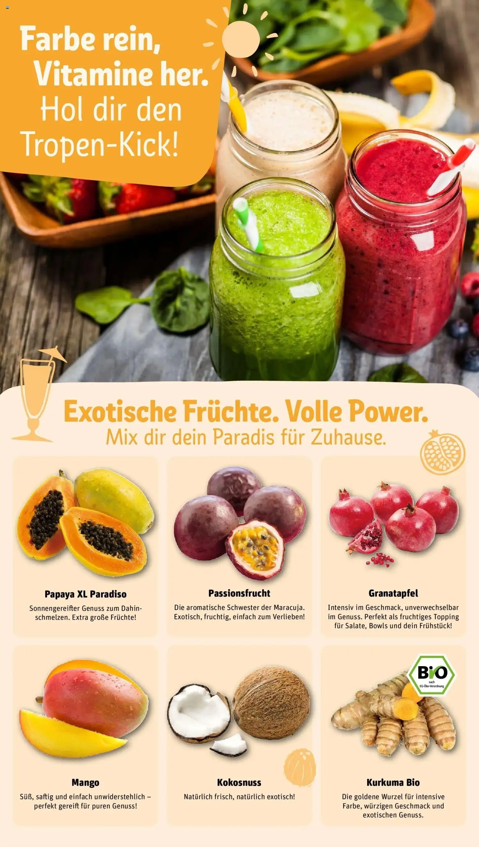 REWE Prospekt ab 03.08.2026 zum Blättern » Angebote | Seite: 23 | Produkte: Granatapfel, Mango