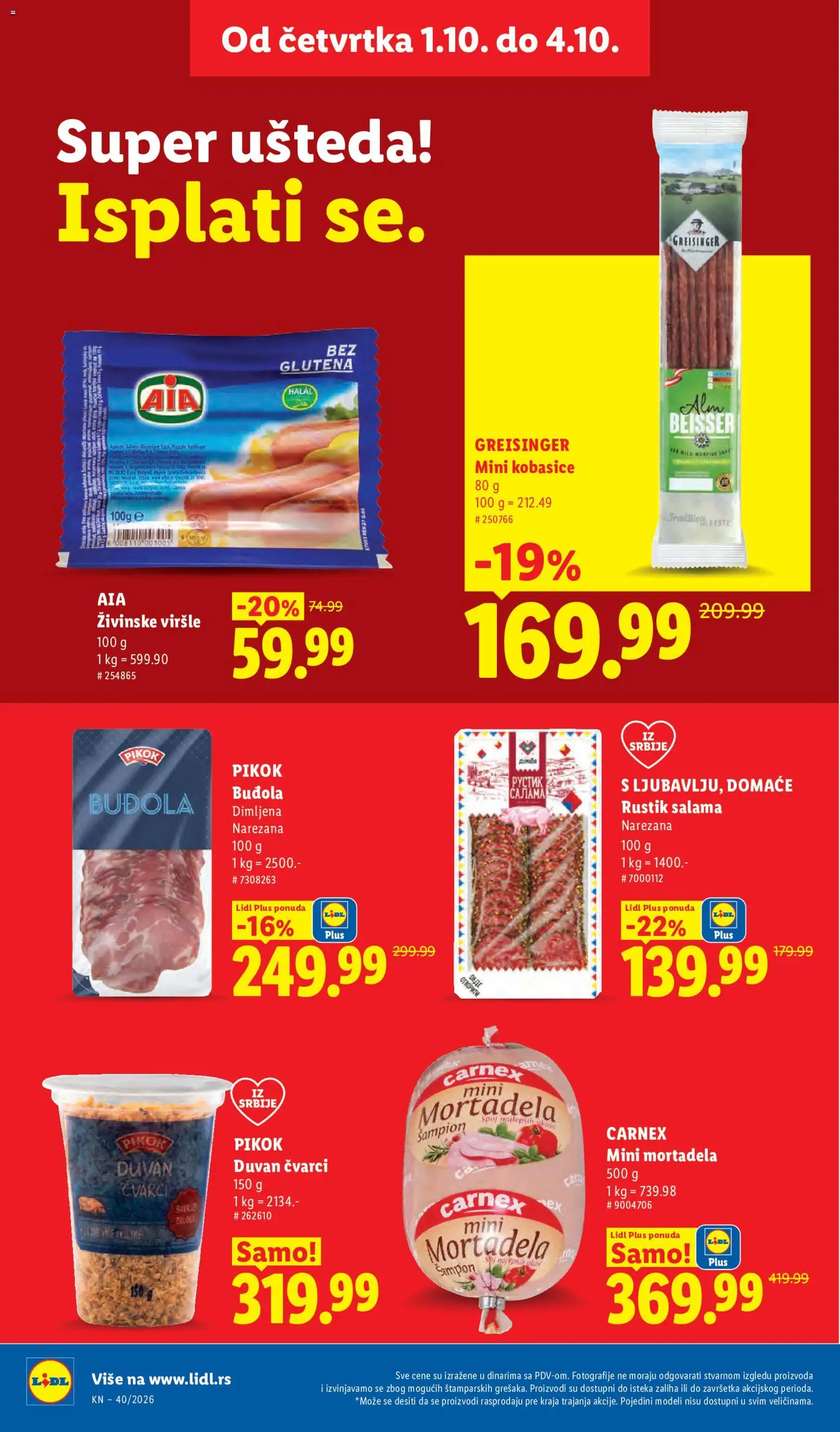 Lidl katalog - važi od 01.10.2026 | Strana: 26