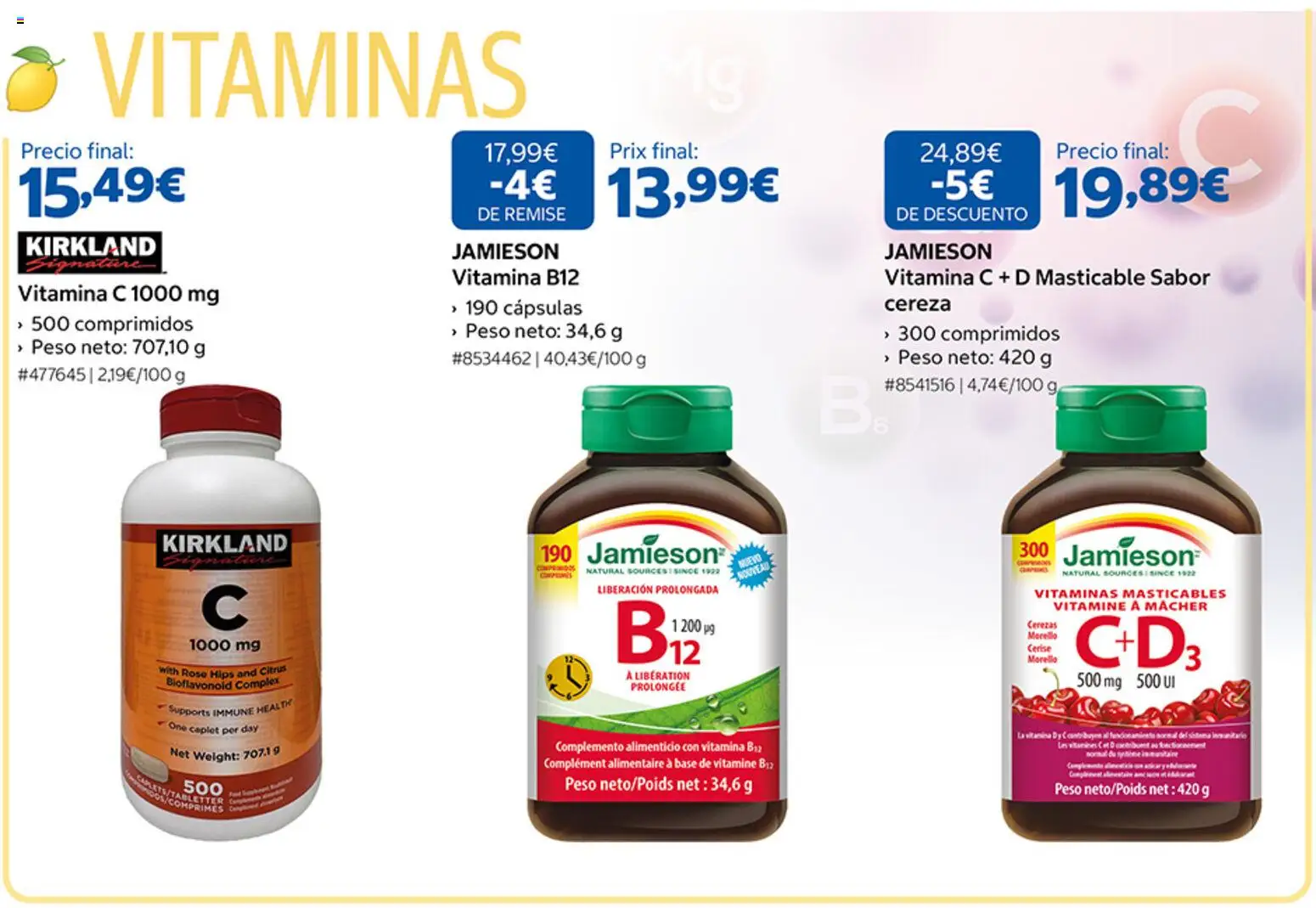 Costco Ayuda │ válido desde el 18/08/2026 | Página: 6 | Productos: Cápsulas, Peso