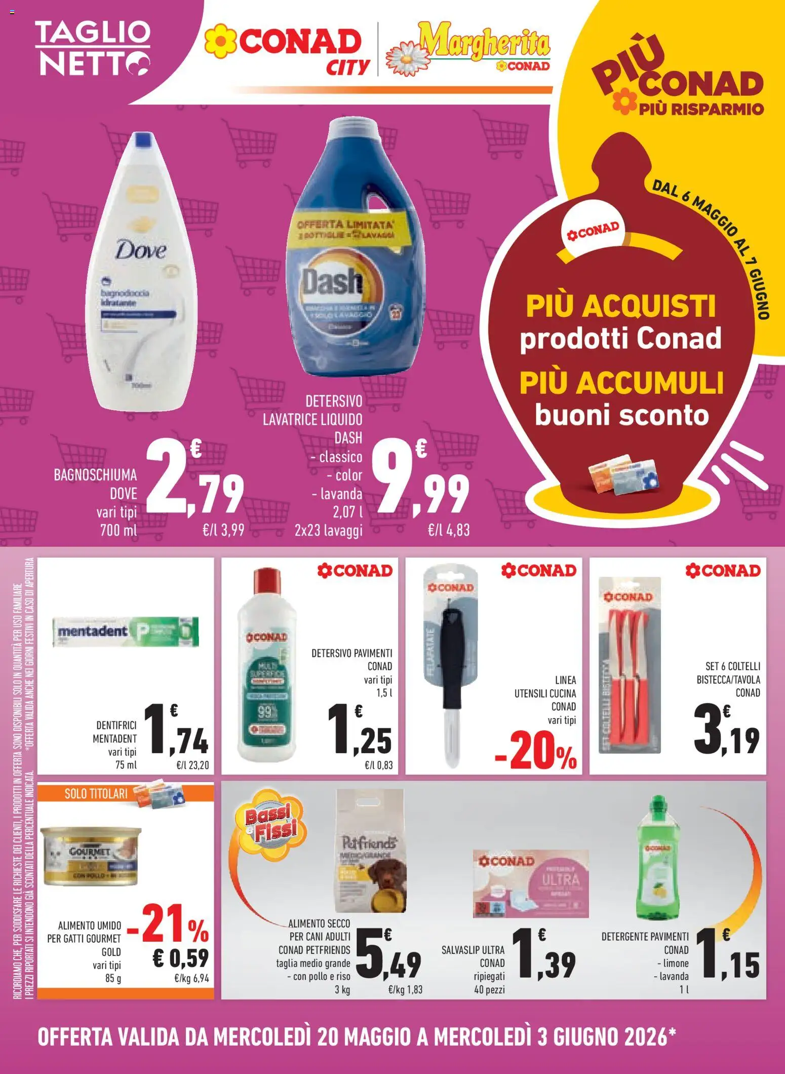 Volantino Conad del 20.05.2026 | Pagina: 12 | Prodotti: Bagnoschiuma, Pollo, Riso, Detergente