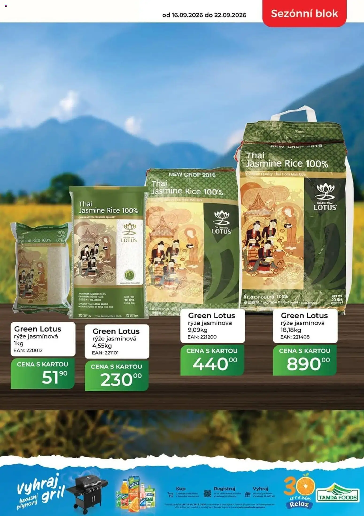 Tamda Foods leták od 16.09.2026 | Strana: 5 | Produkty: Rýže, Blok, Gril, Jasmínová rýže