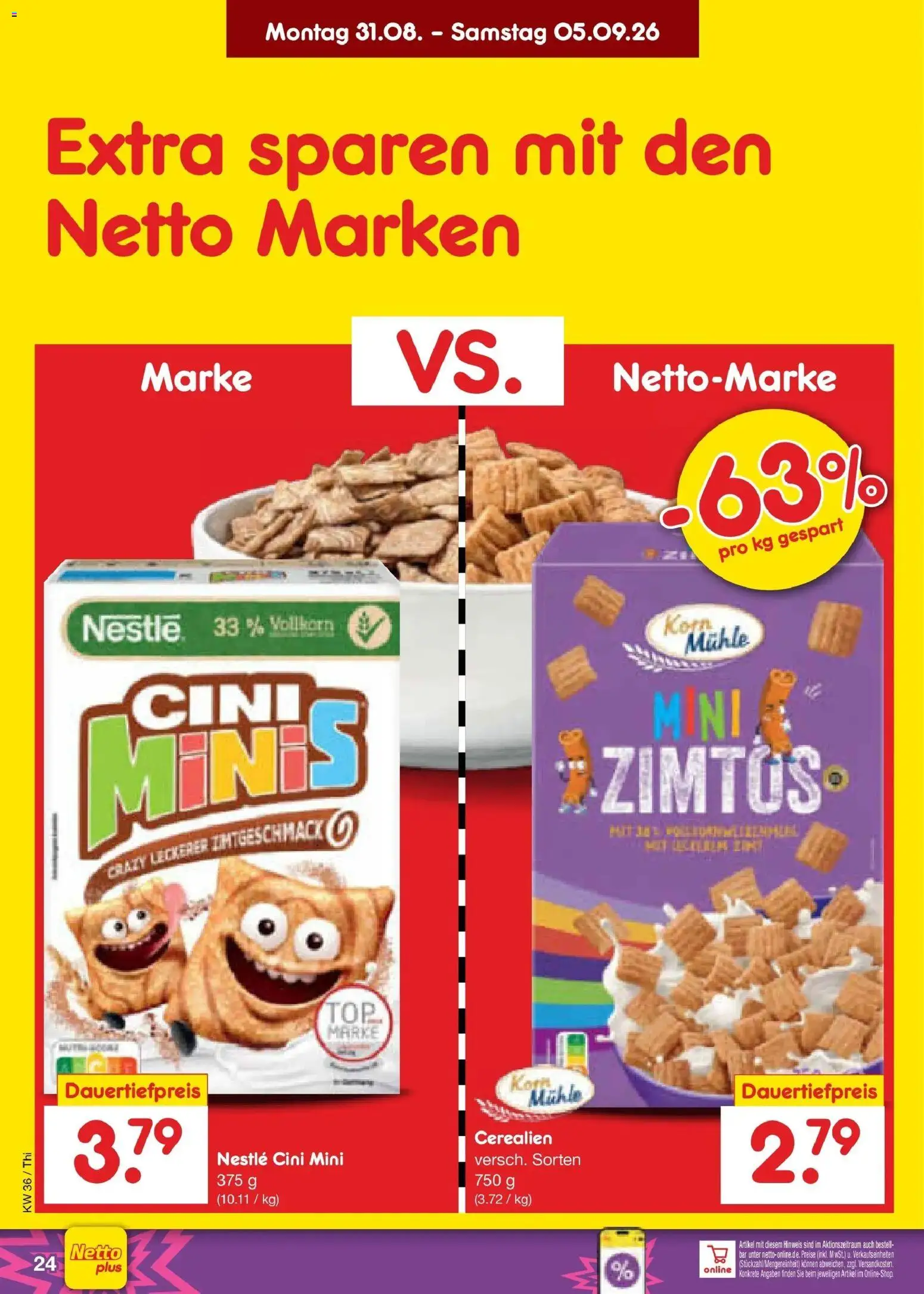 Netto Marken-Discount Prospekt Thiendorf – gültig ab 31.08.2026 | Seite: 34 | Produkte: Mühle