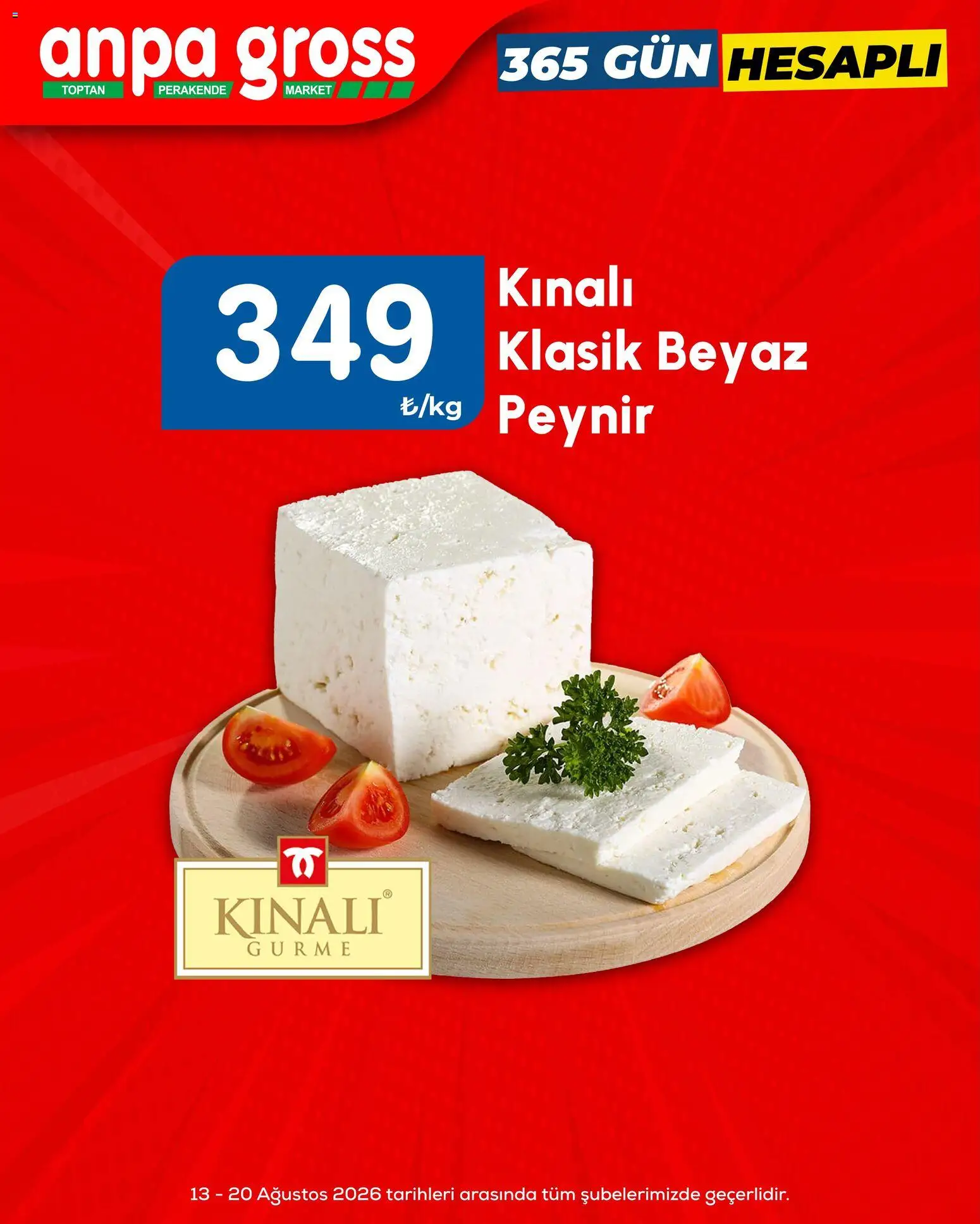 Anpa Gross Katalog - 13 Ağustos 2026 tarihinden itibaren geçerlidir | Sayfa: 1 | Ürünler: Peynir