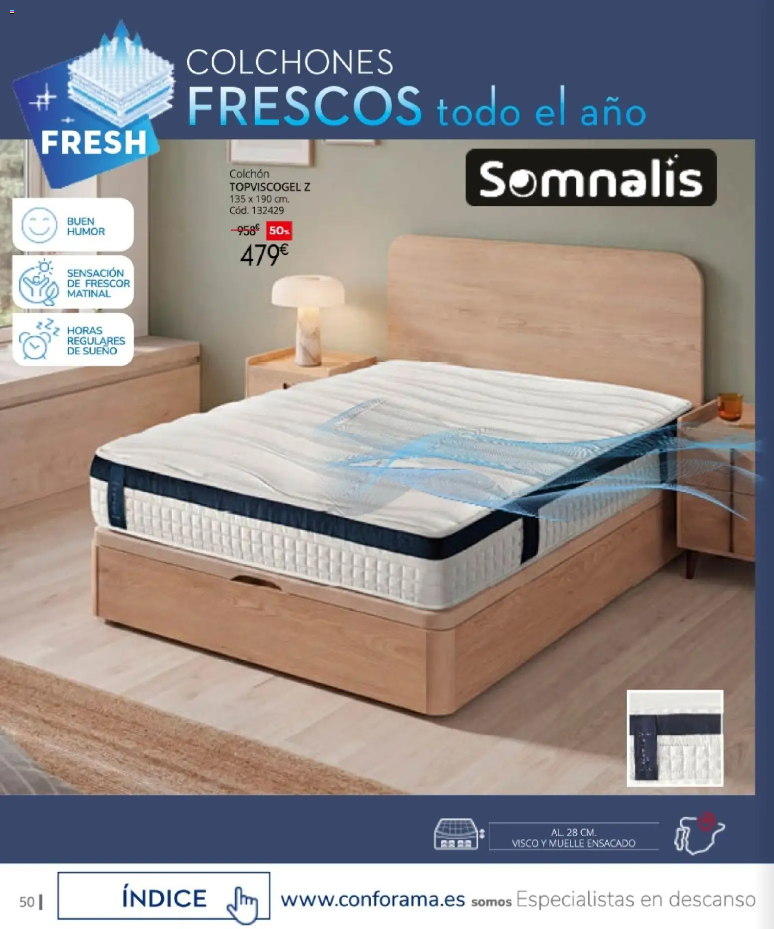 Conforama Camitis │ válido desde el 06/08/2026 | Página: 50 | Productos: Colchon