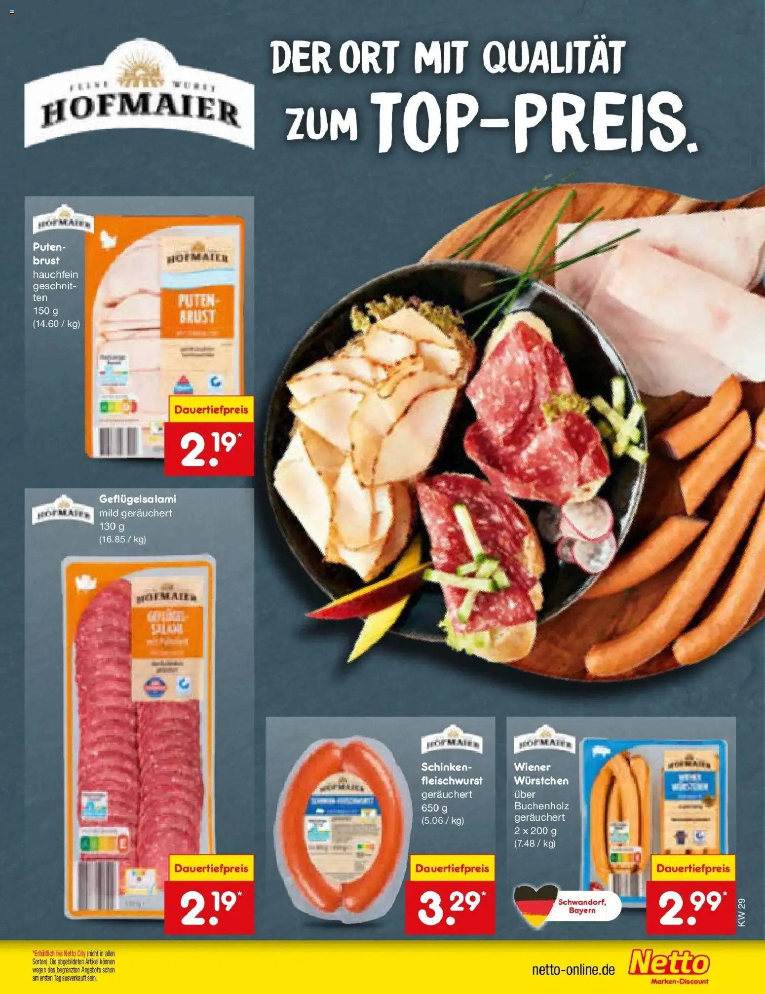 Netto Marken-Discount Prospekt Bielefeld – gültig ab 13.07.2026 | Seite: 17 | Produkte: Schinken