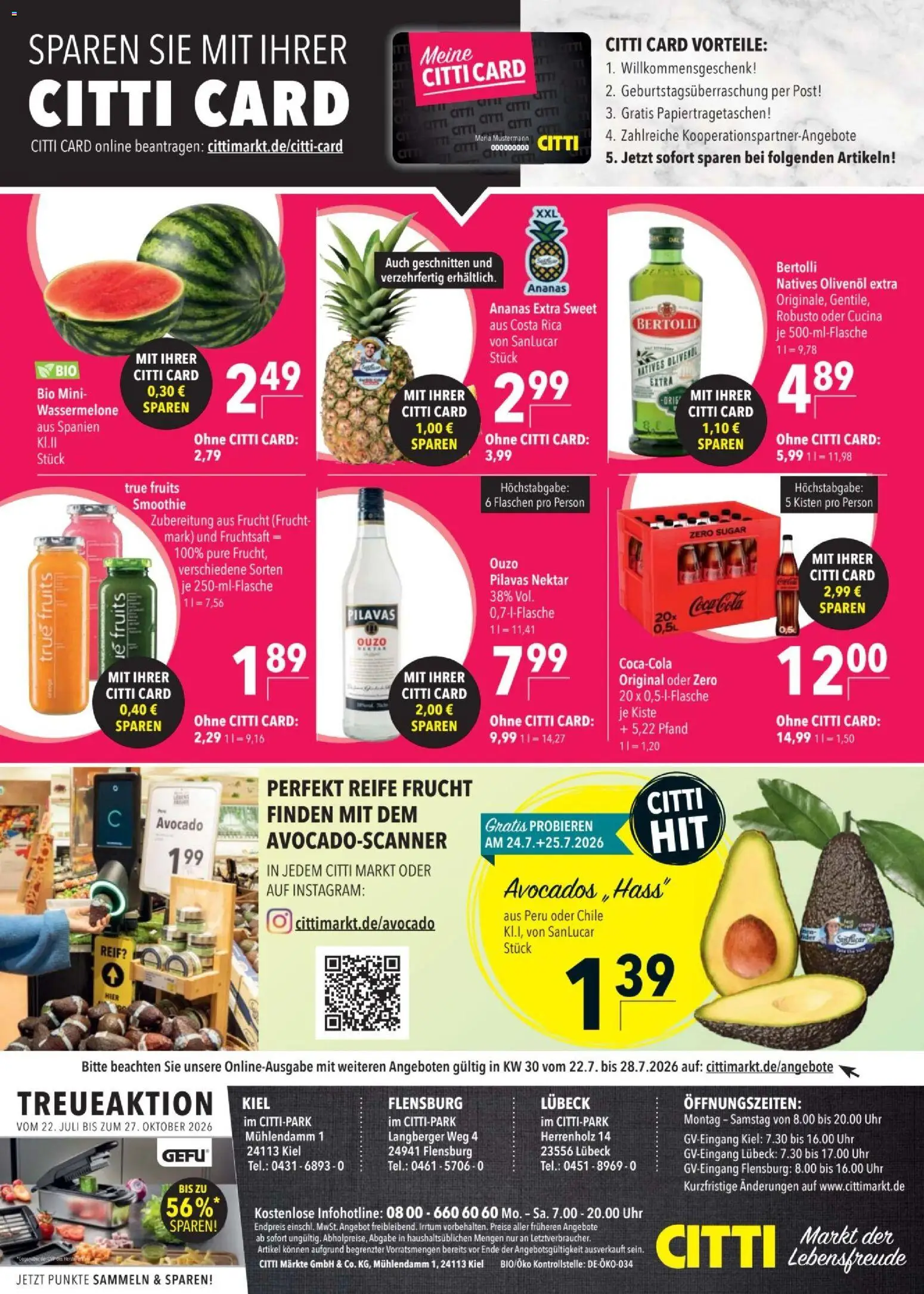CITTI tilbudsavis – gyldig fra 22/07/2026 | Side: 18 | Produkter: Ananas, Coca Cola, Cola, Smoothie
