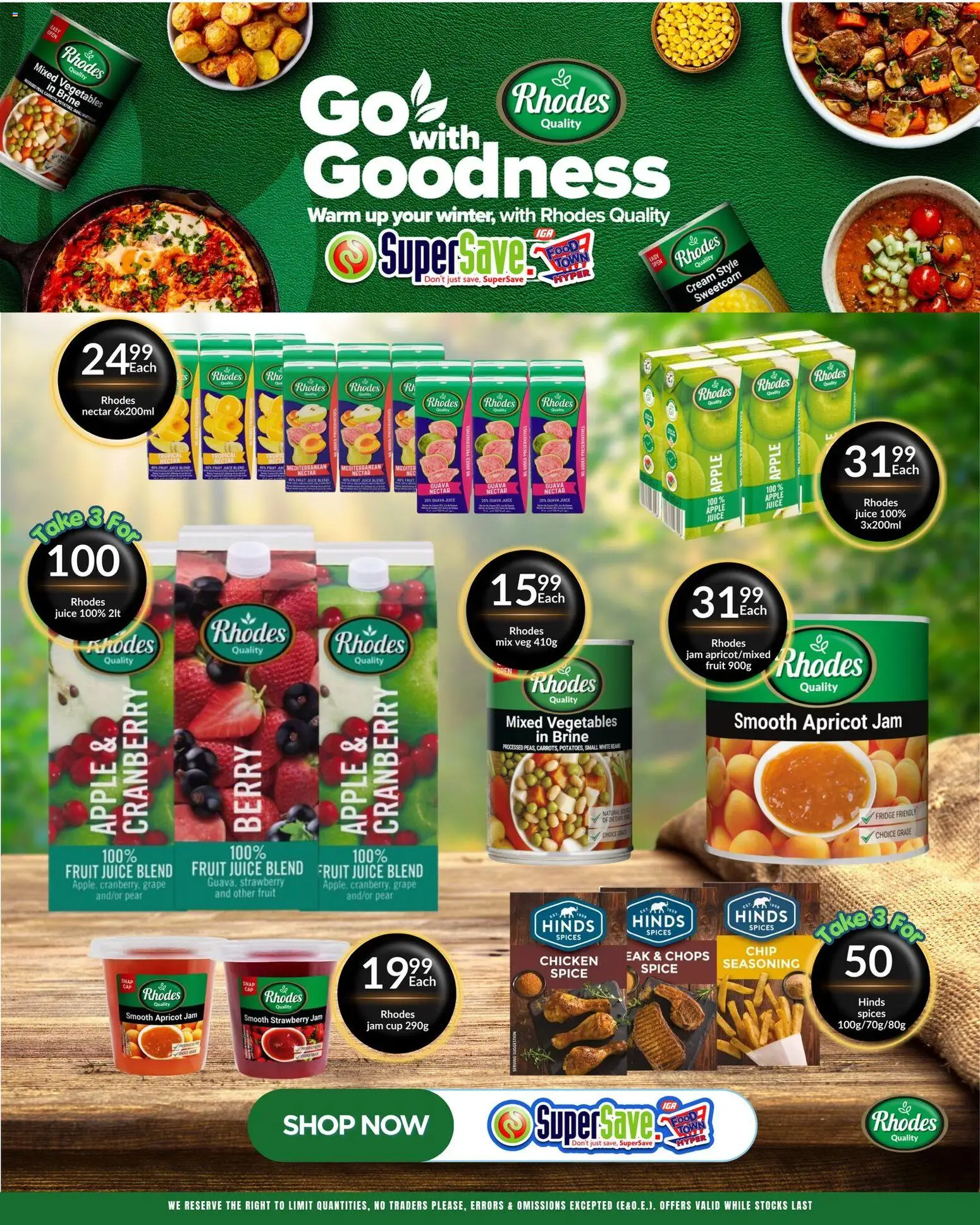 New Super Save catalogue – valid from 07.05.2026 | Page: 33 | Products: Juice, Chicken, Seasoning, Spices